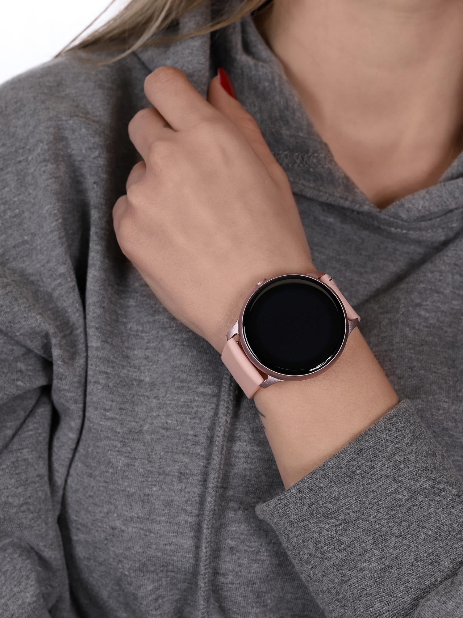 zegarek Rubicon RNCE61RIBX05AX różowy Smartwatch - miniatura 3
