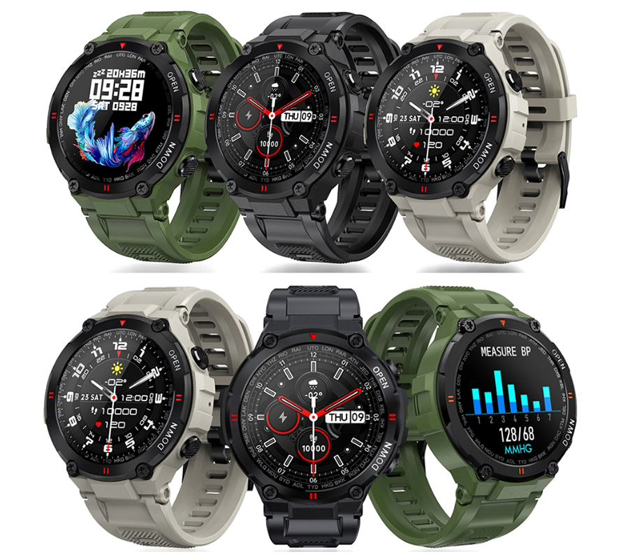 zegarek Rubicon SMARNB084 czarny Smartwatch
