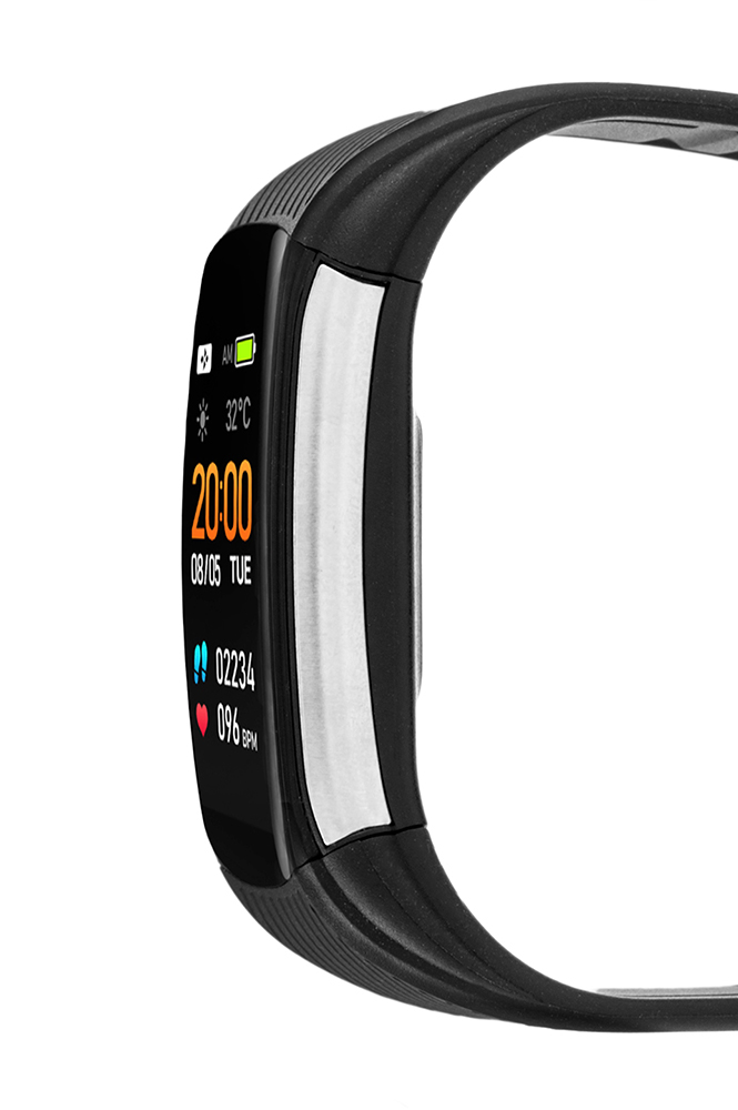 zegarek Rubicon SMARUB078 Smartwatch Rubicon RNCE59 czarny + pasek męski z krokomierz Smartwatch - miniatura 6