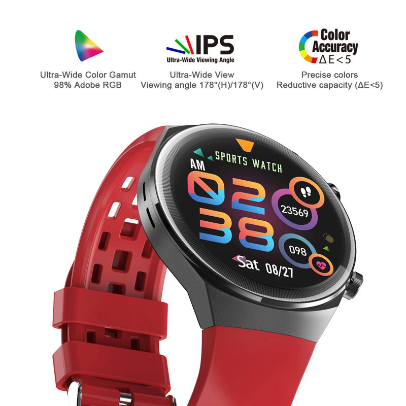 zegarek Rubicon SMARUB113 kwarcowy męski Smartwatch Smartwatch Rubicon RNCE68 srebrny - miniatura 6