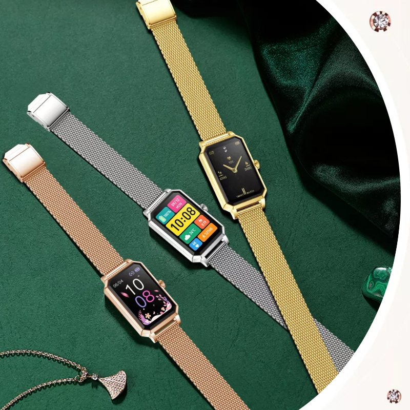 zegarek Rubicon SMARUB144 różowe złoto Smartwatch - miniatura 9