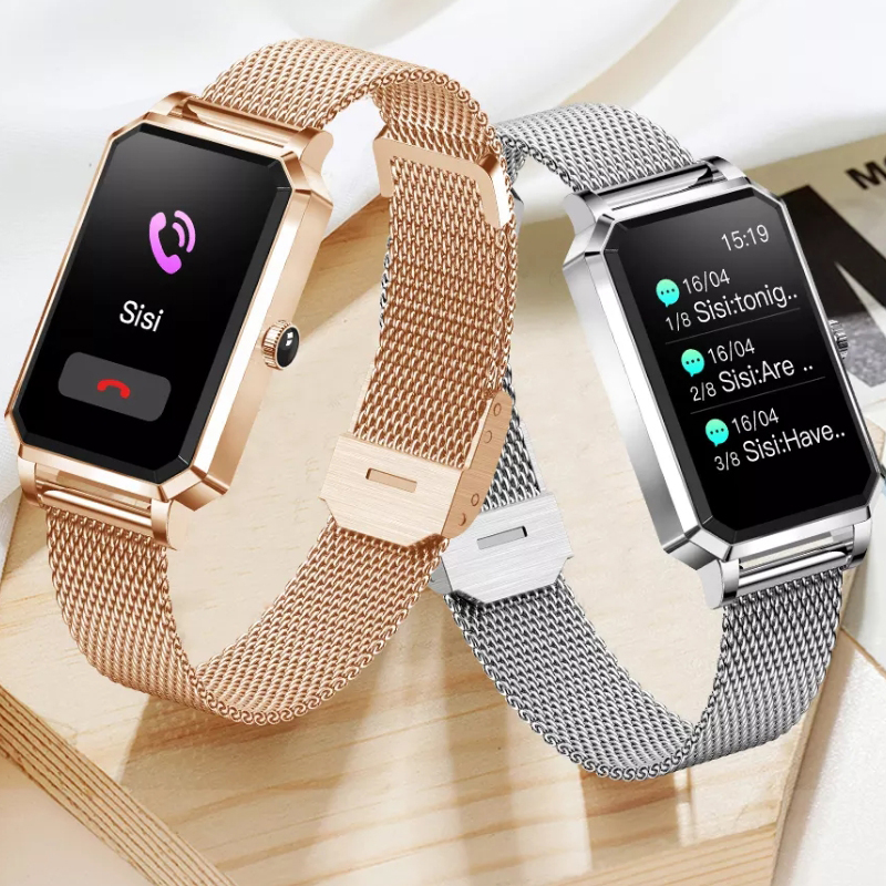 zegarek Rubicon SMARUB144 Smartwatch RNCE86 Różowe Złoto Smartwatch mineralne - miniatura 11