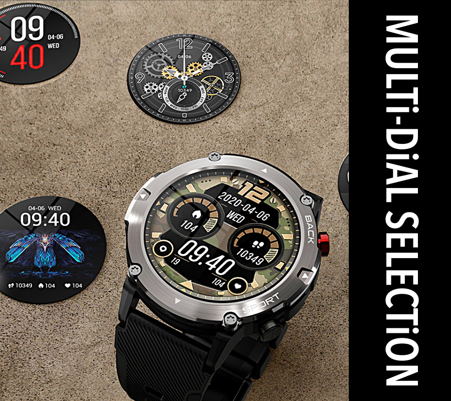 zegarek Rubicon SMARUB167 Smartwatch Rubicon RNCE91 czarny Smartwatch Gorilla Glass - miniatura 11