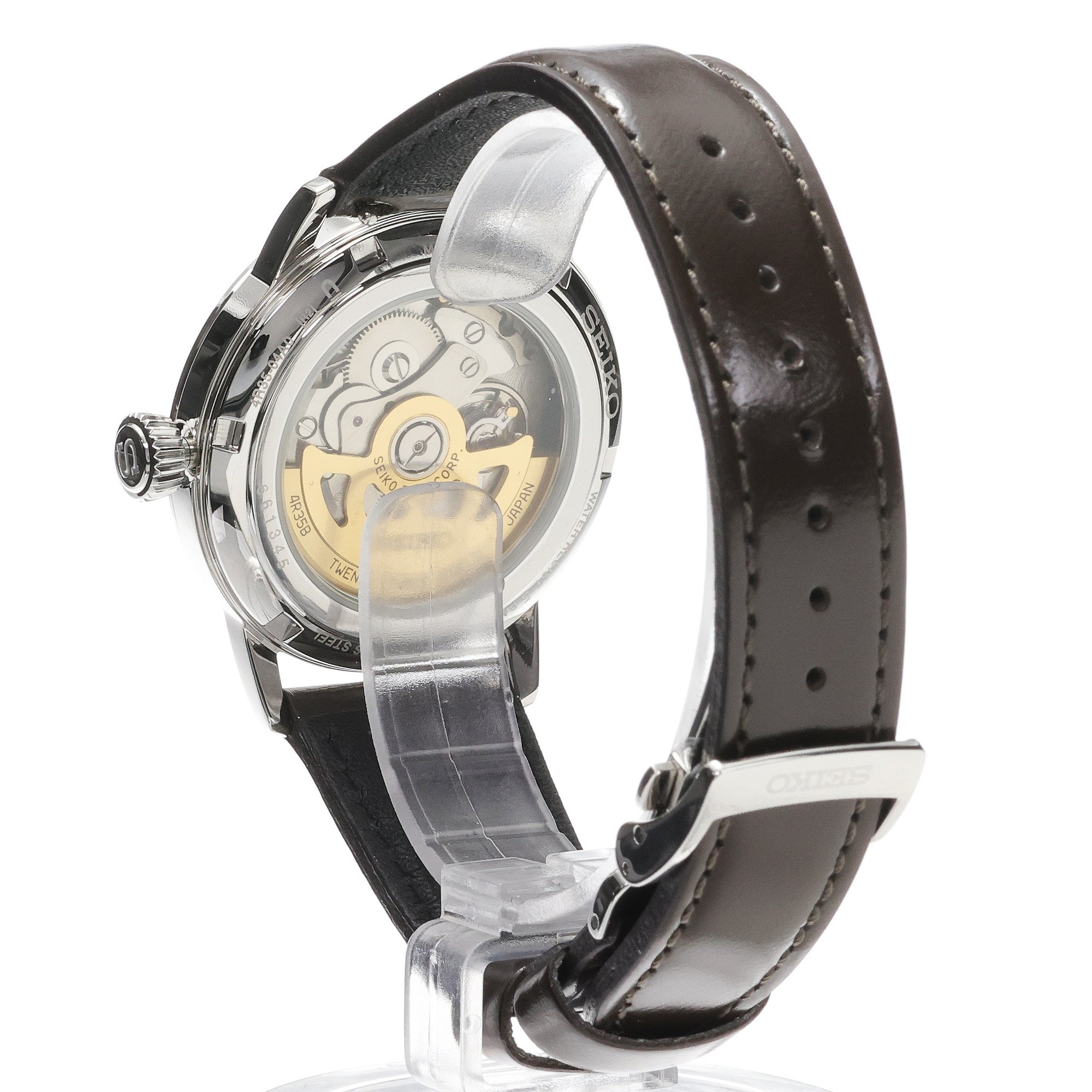 zegarek Seiko HCB003J1 srebrny Presage - miniatura 4