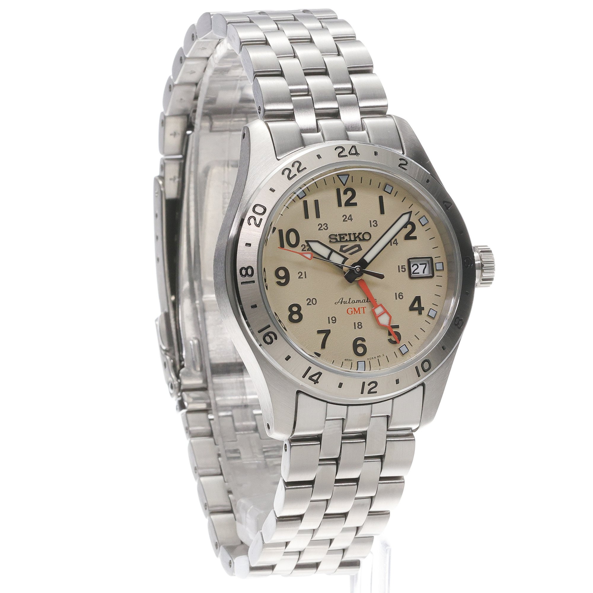 zegarek Seiko HDB002K1 automatyczny męski Sports Automat 5 Sports Automatic Field GMT - miniatura 3