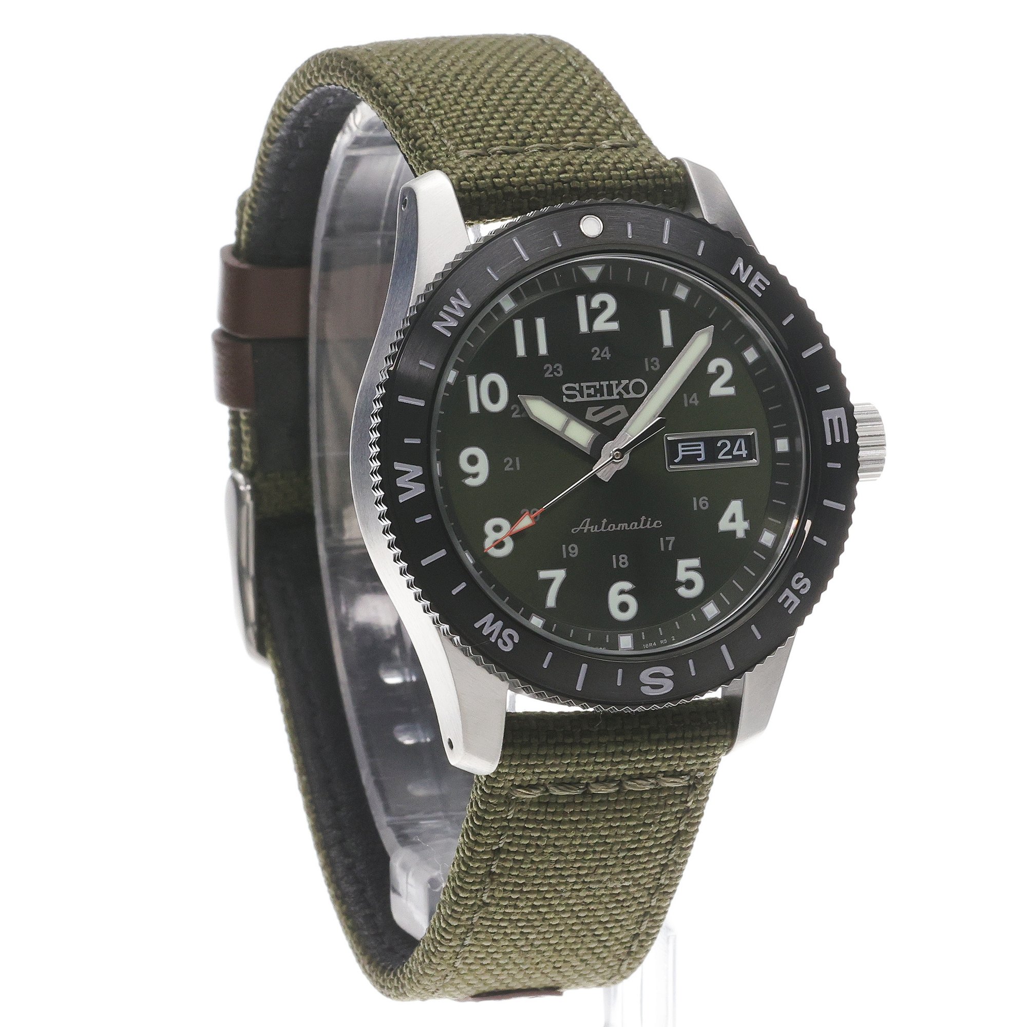 zegarek Seiko HDB008K1 srebrny Sports Automat - miniatura 3