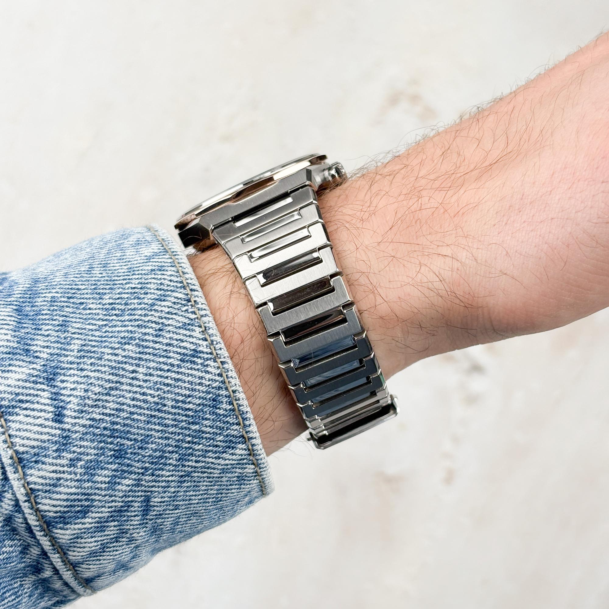 zegarek Seiko HGK002P1 srebrny Chronograph - miniatura 7