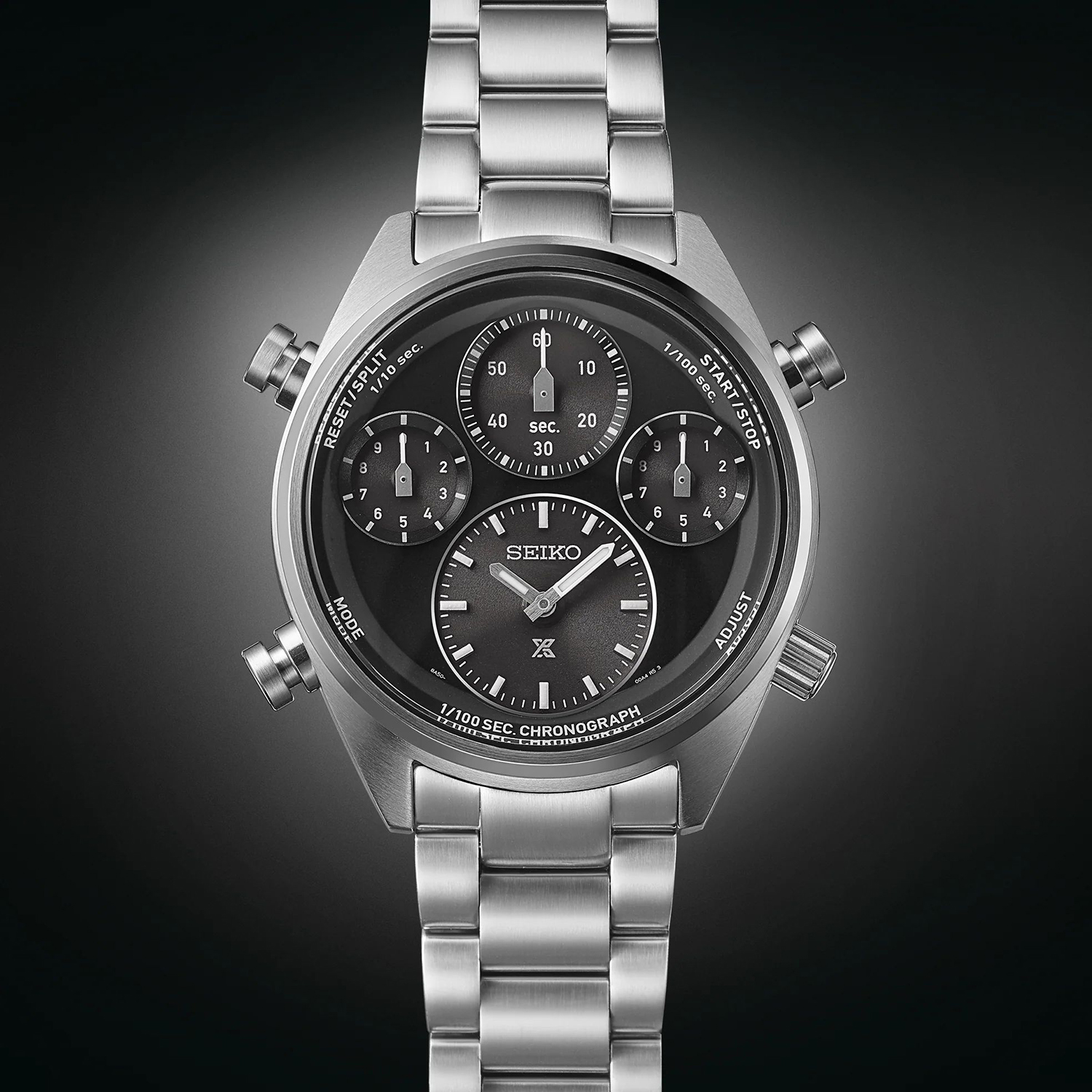 zegarek Seiko SFJ003P1 srebrny Prospex - miniatura 6