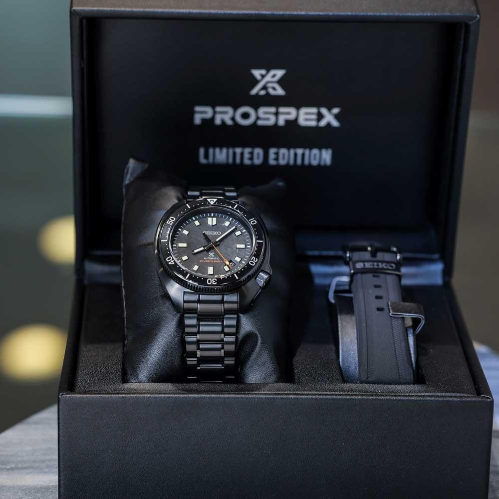 zegarek Seiko SLA061J1 automatyczny męski Prospex Prospex The Black Series Limited Edition - miniatura 6