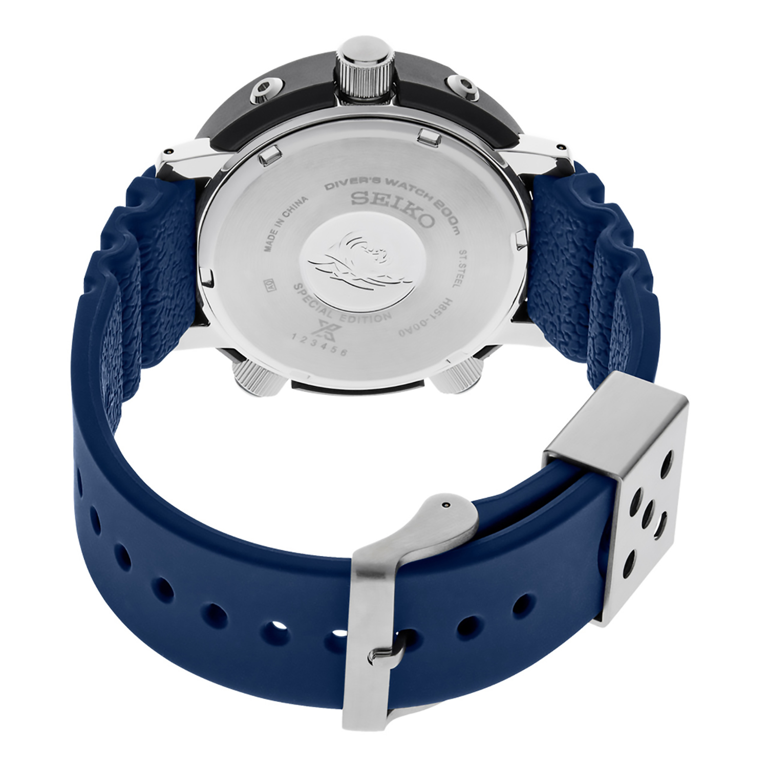 zegarek Seiko SNJ039P1 czarny Prospex - miniatura 4