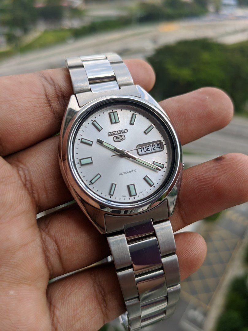 zegarek Seiko SNXS73K1 Sport Mechanical Sports Automat mineralne utwardzane - miniatura 11