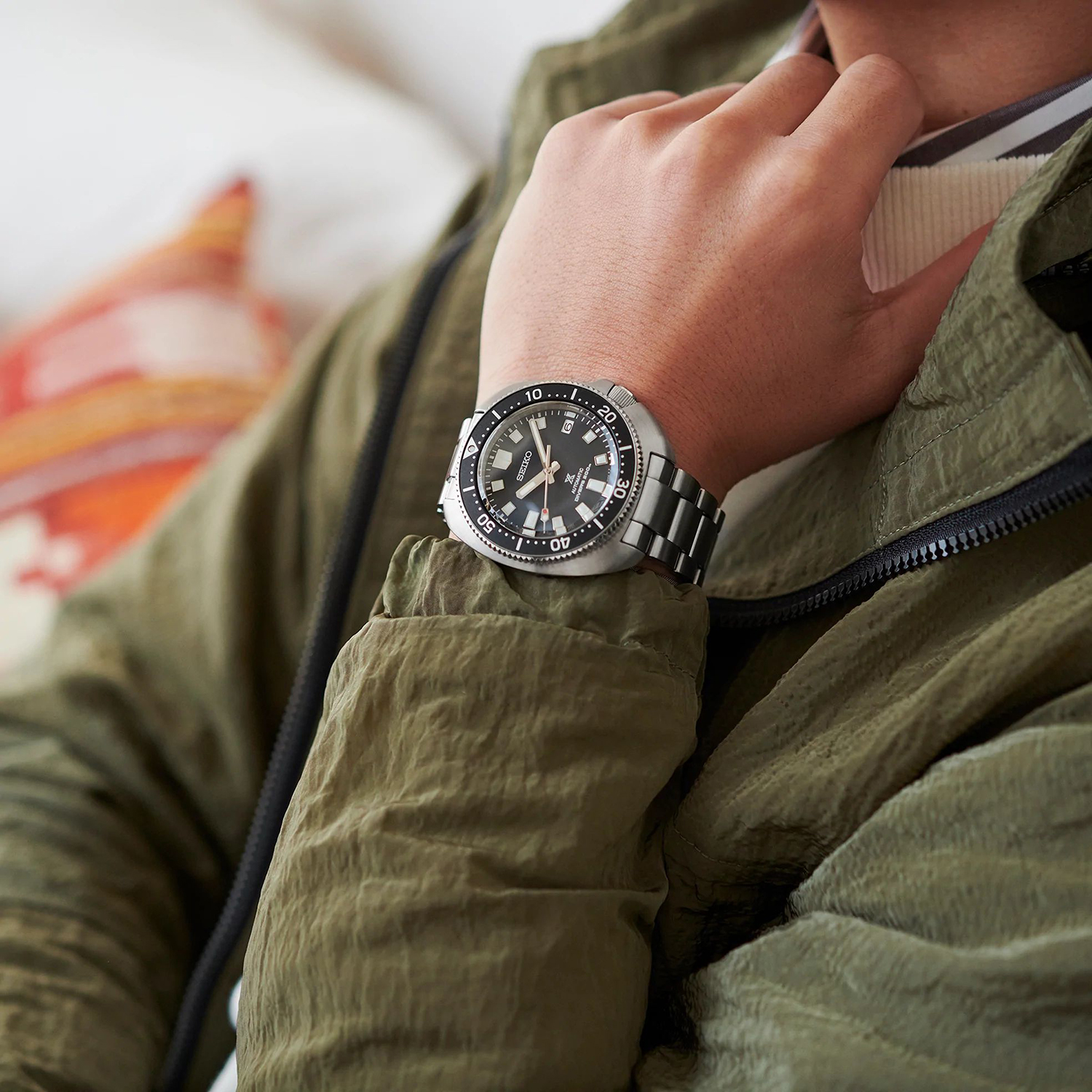 zegarek Seiko SPB151J1 srebrny Prospex - miniatura 8