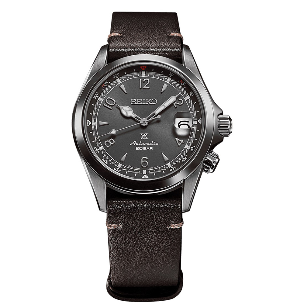 zegarek Seiko SPB201J1 męski z kompas Prospex - miniatura 3