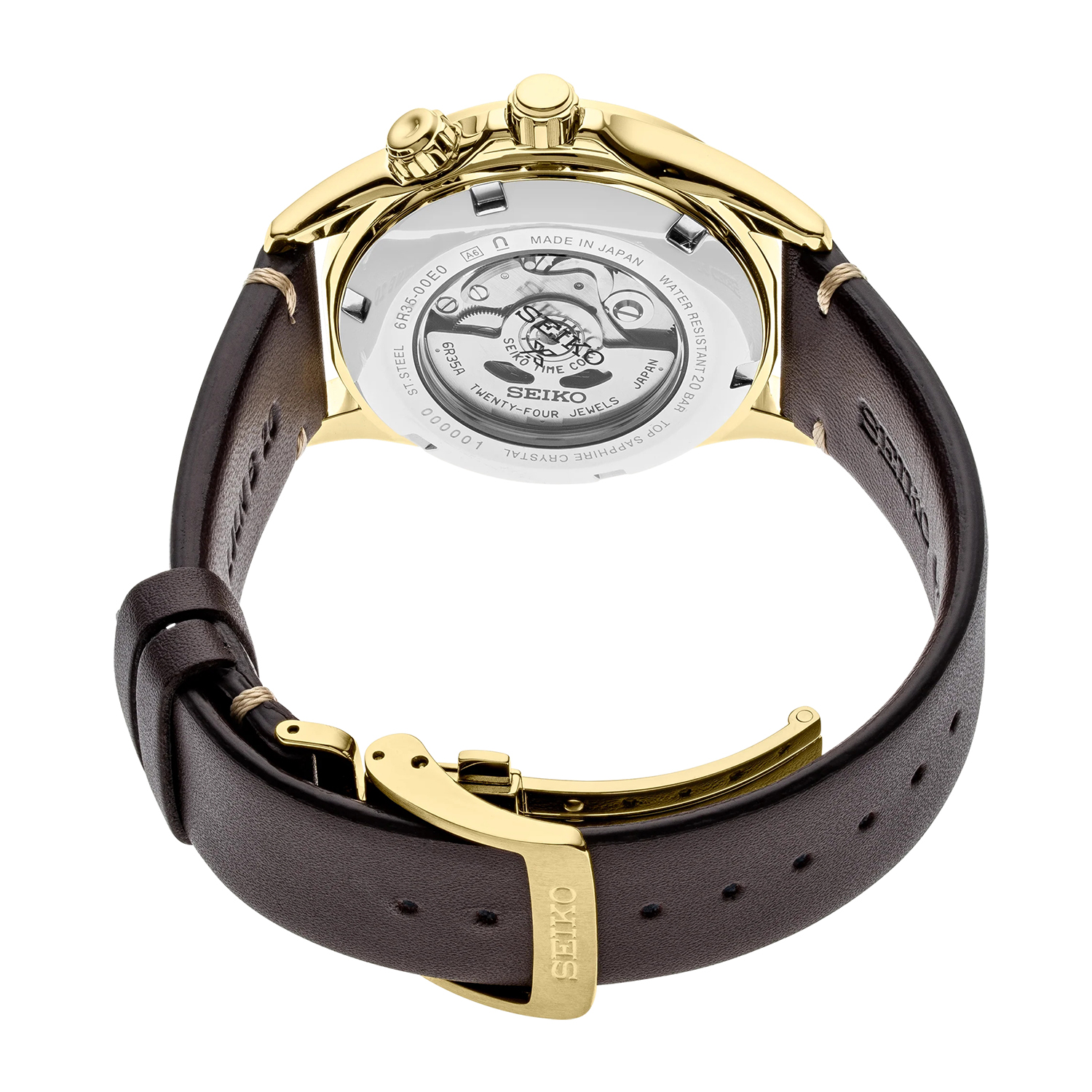 zegarek Seiko SPB210J1 złoty Prospex - miniatura 4