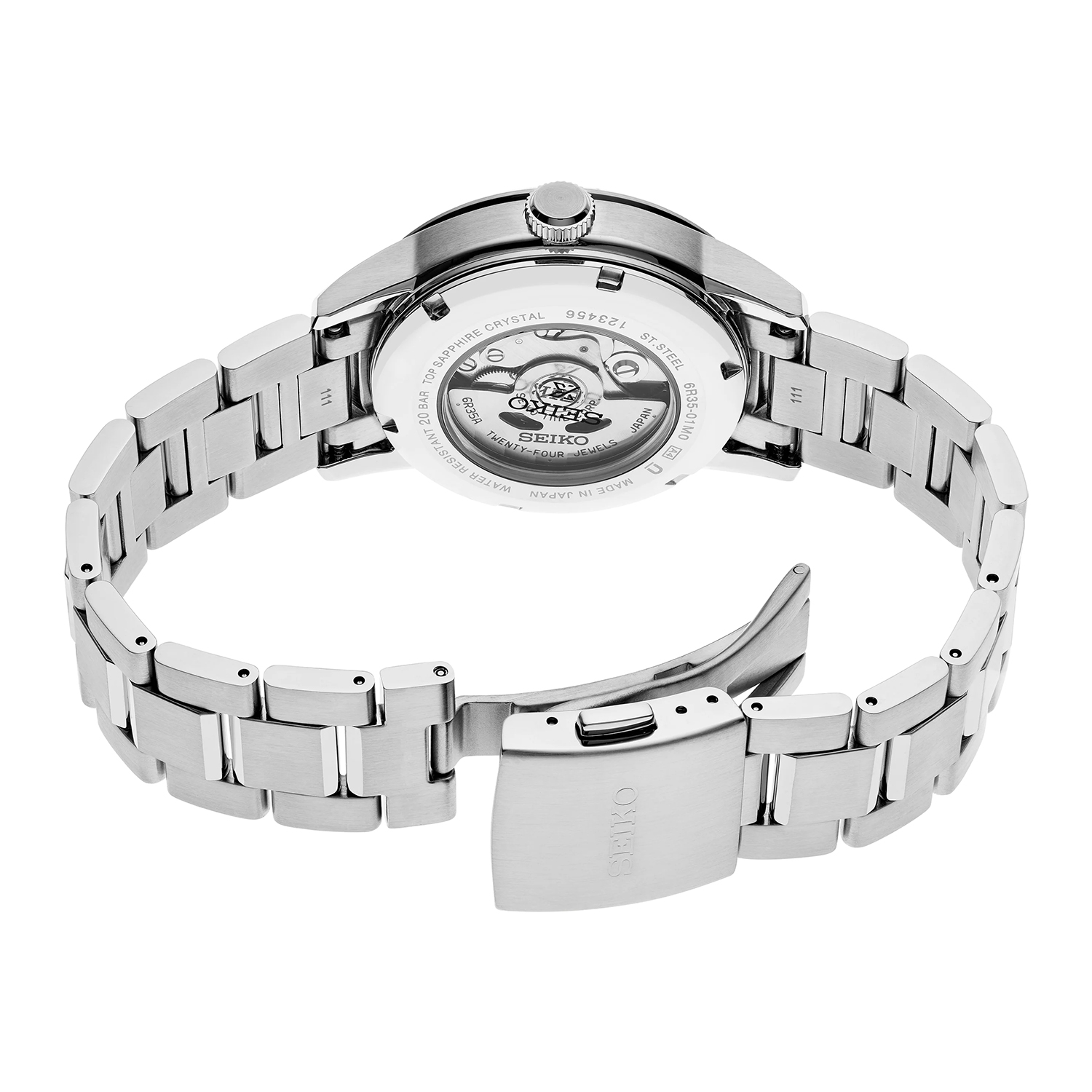 zegarek Seiko SPB243J1 srebrny Prospex - miniatura 5