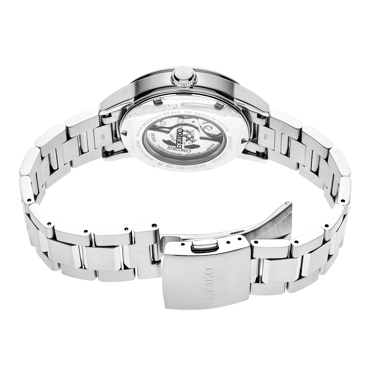 zegarek Seiko SPB249J1 srebrny Prospex - miniatura 4