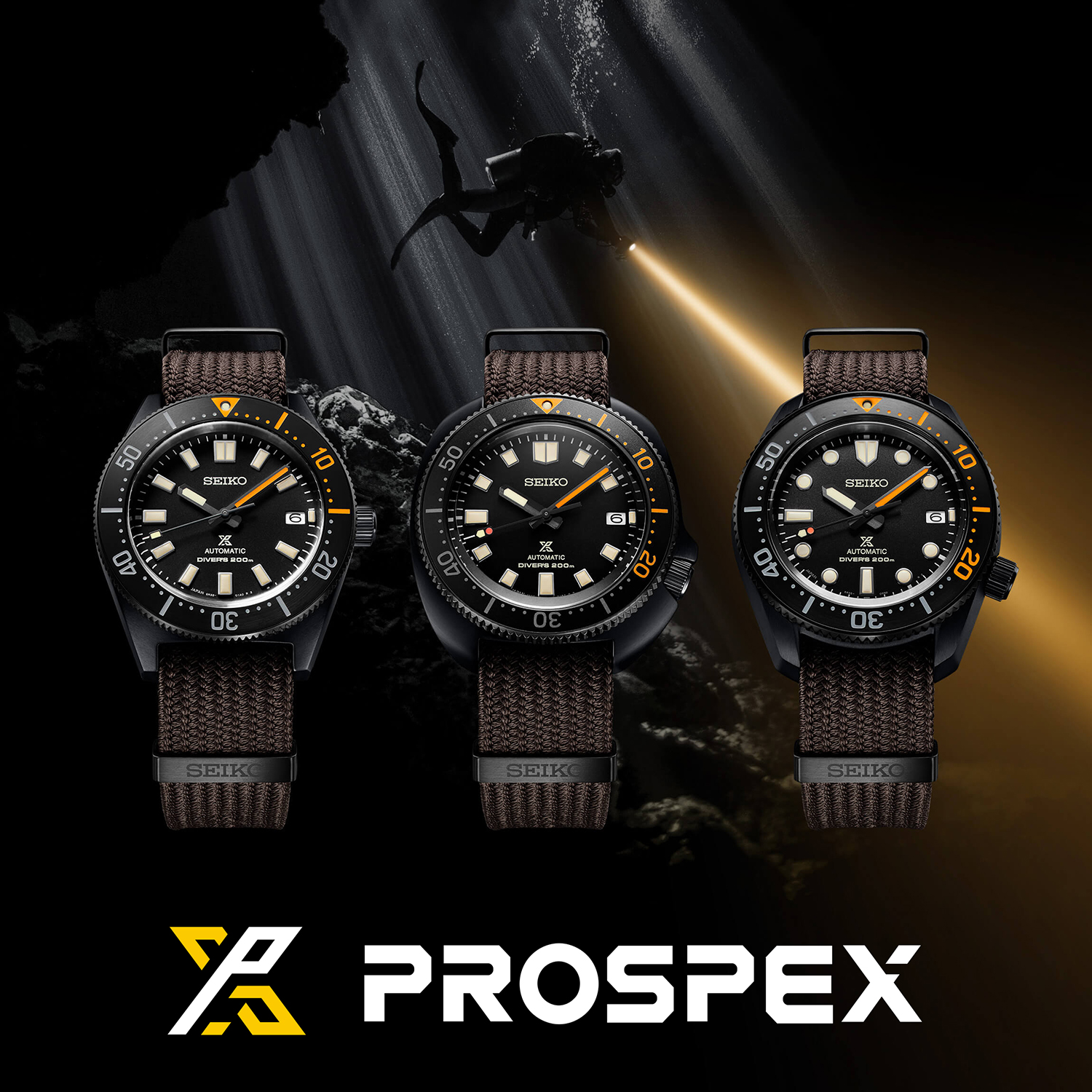zegarek Seiko SPB253J1 automatyczny męski Prospex Prospex The Black Series Limited Edition - miniatura 6
