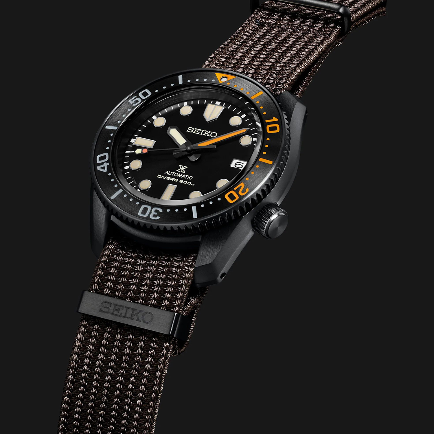 zegarek Seiko SPB255J1 Prospex The Black Series Limited Edition 1968 Re-Creation Prospex szafirowe - miniatura 11