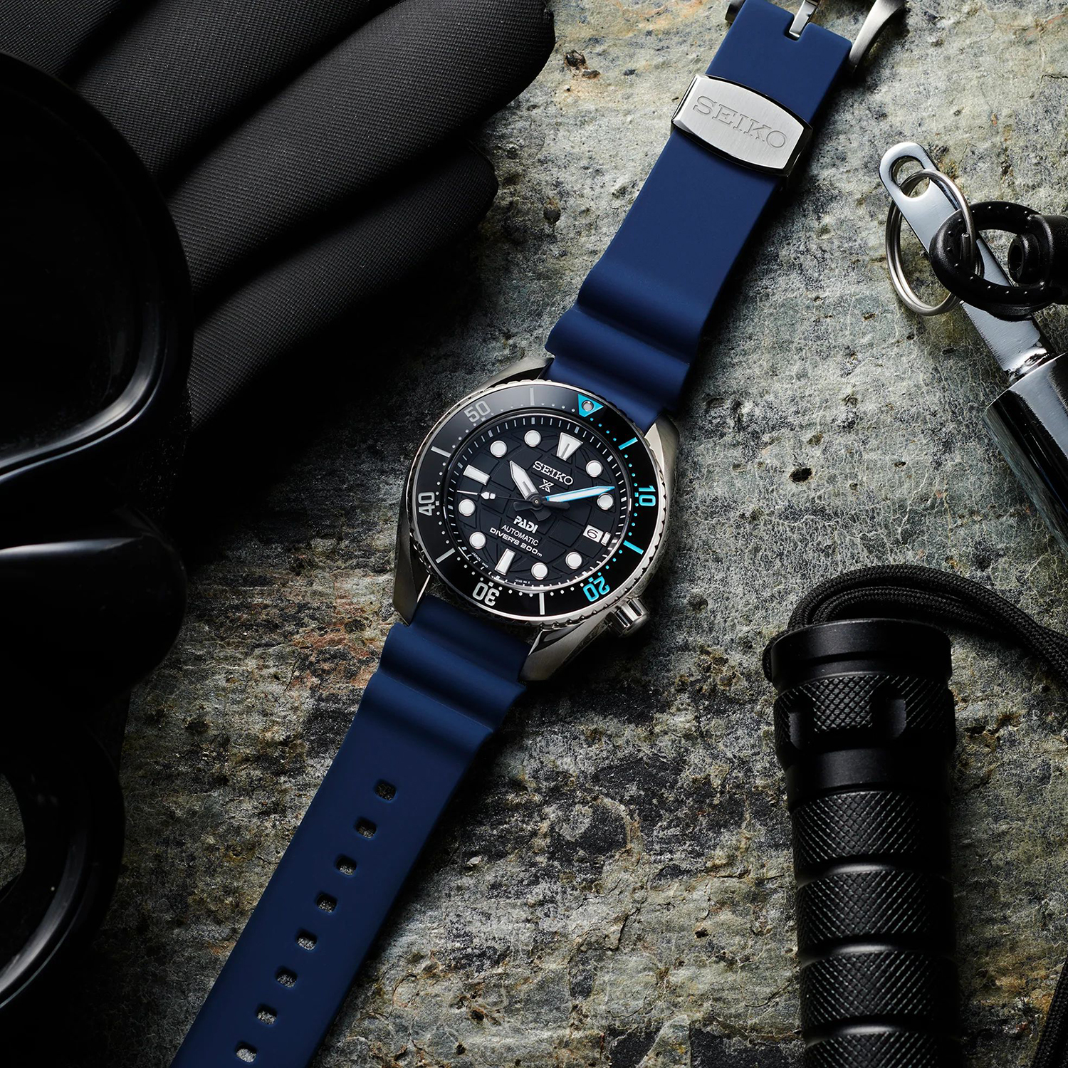 zegarek Seiko SPB325J1 automatyczny męski Prospex Prospex PADI King Sumo - miniatura 6
