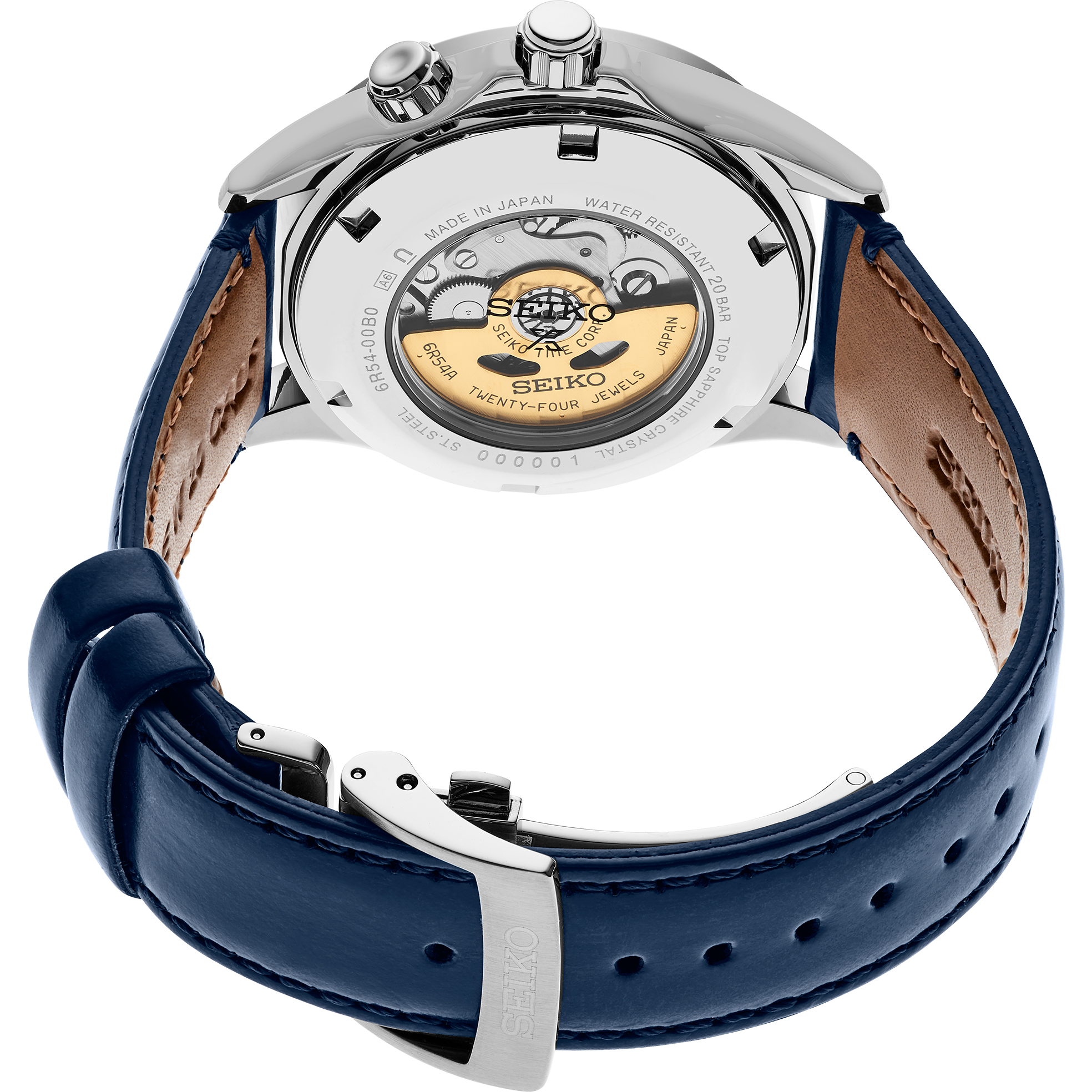 zegarek Seiko SPB377J1 automatyczny męski Prospex Prospex Alpinist Mechanical GMT - miniatura 6