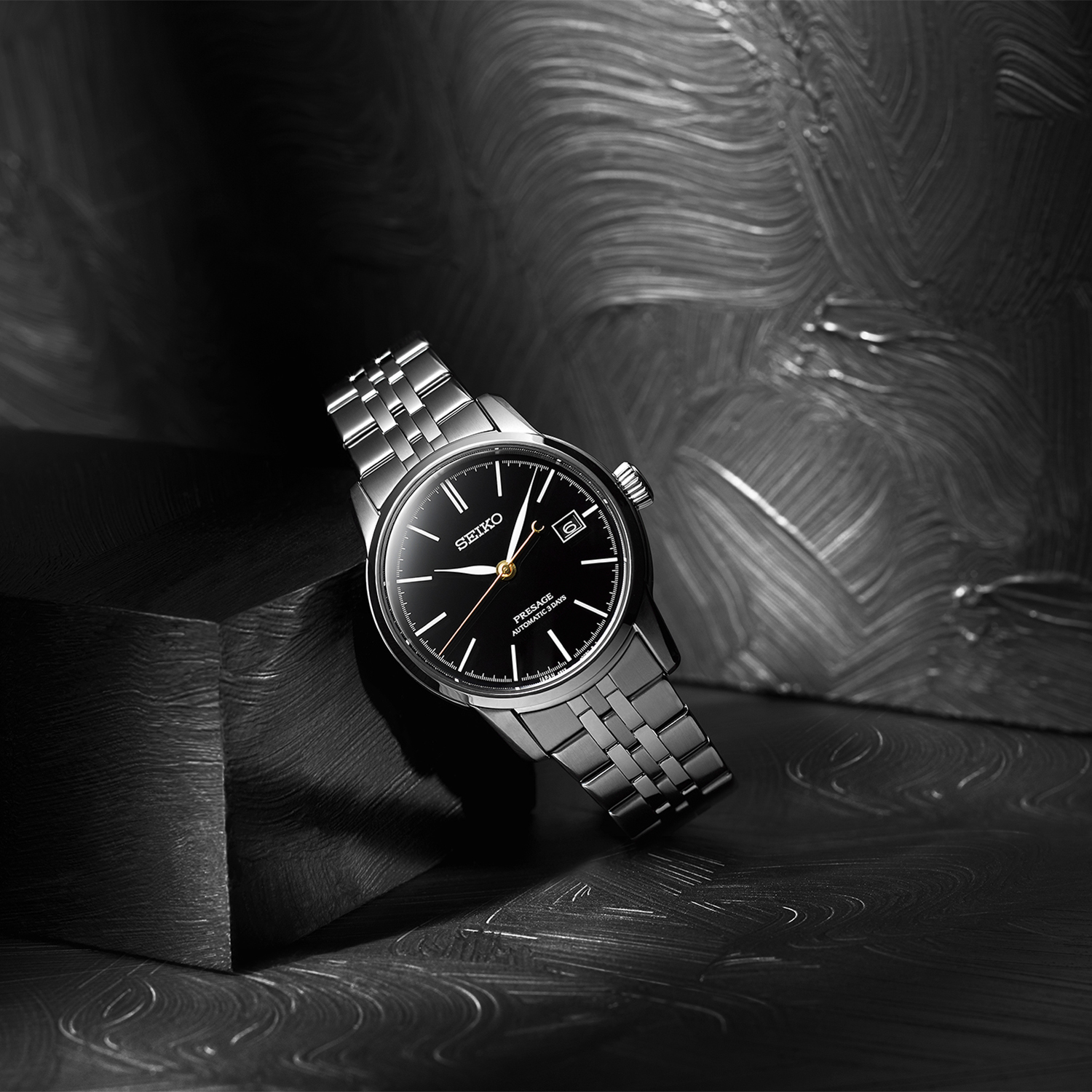 zegarek Seiko SPB405J1 automatyczny męski Presage Presage Craftmanship - miniatura 7
