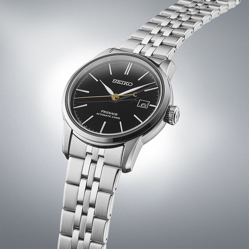zegarek Seiko SPB405J1 srebrny Presage - miniatura 5
