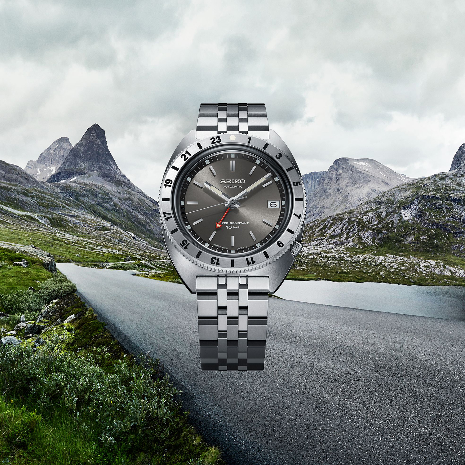 zegarek Seiko SPB411J1 Prospex Land Mechanical GMT Limited Edition Prospex szafirowe - miniatura 11