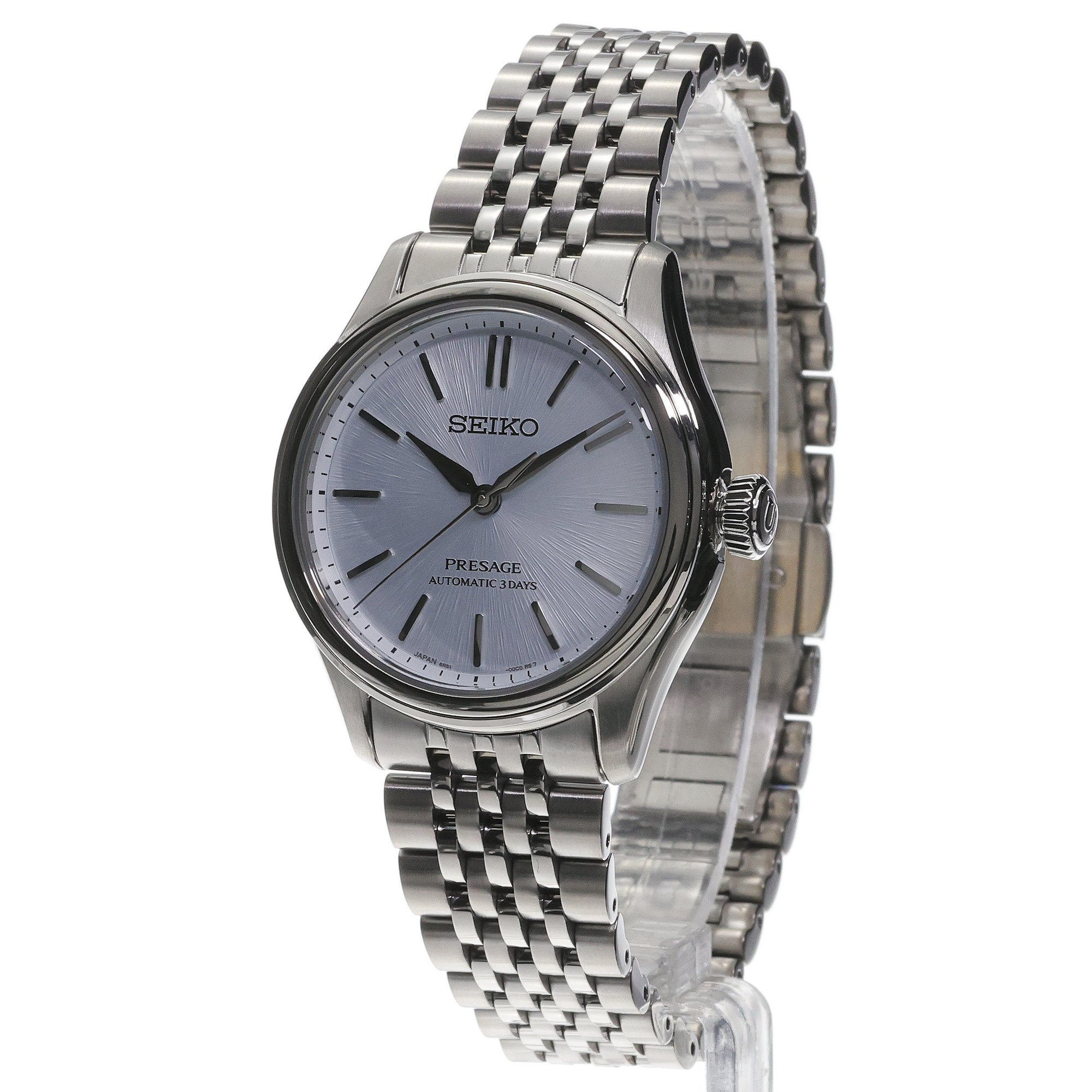 zegarek Seiko SPB521J1 srebrny Presage