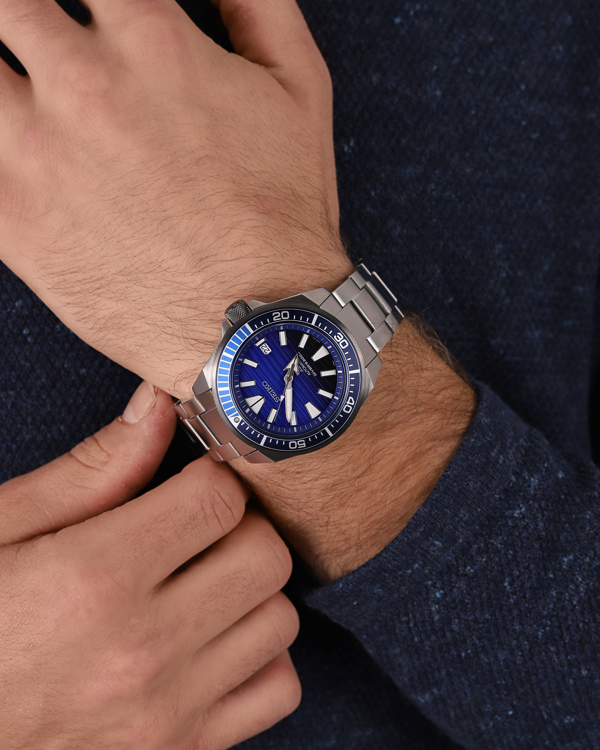 zegarek Seiko SRPC93K1 srebrny Prospex
