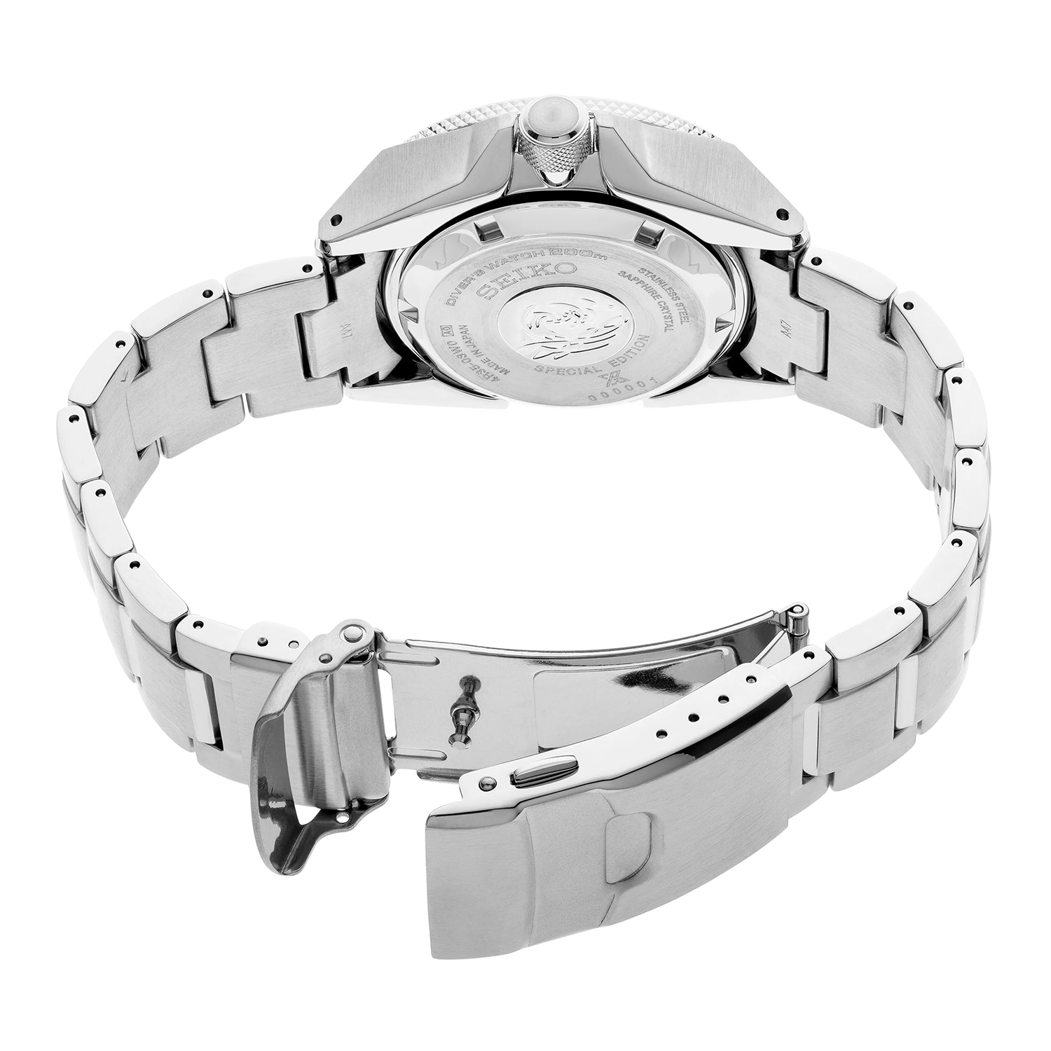 zegarek Seiko SRPE33K1 srebrny Prospex - miniatura 4