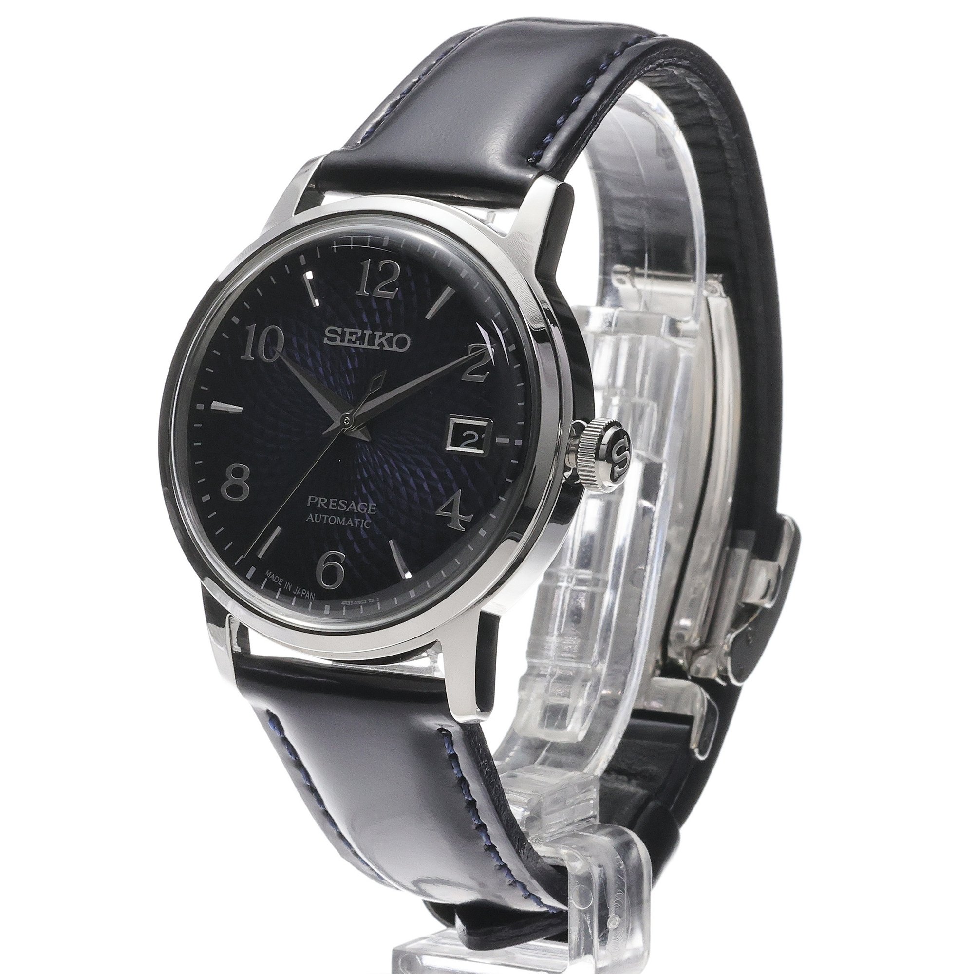 zegarek Seiko SRPE43J1 srebrny Presage - miniatura 2