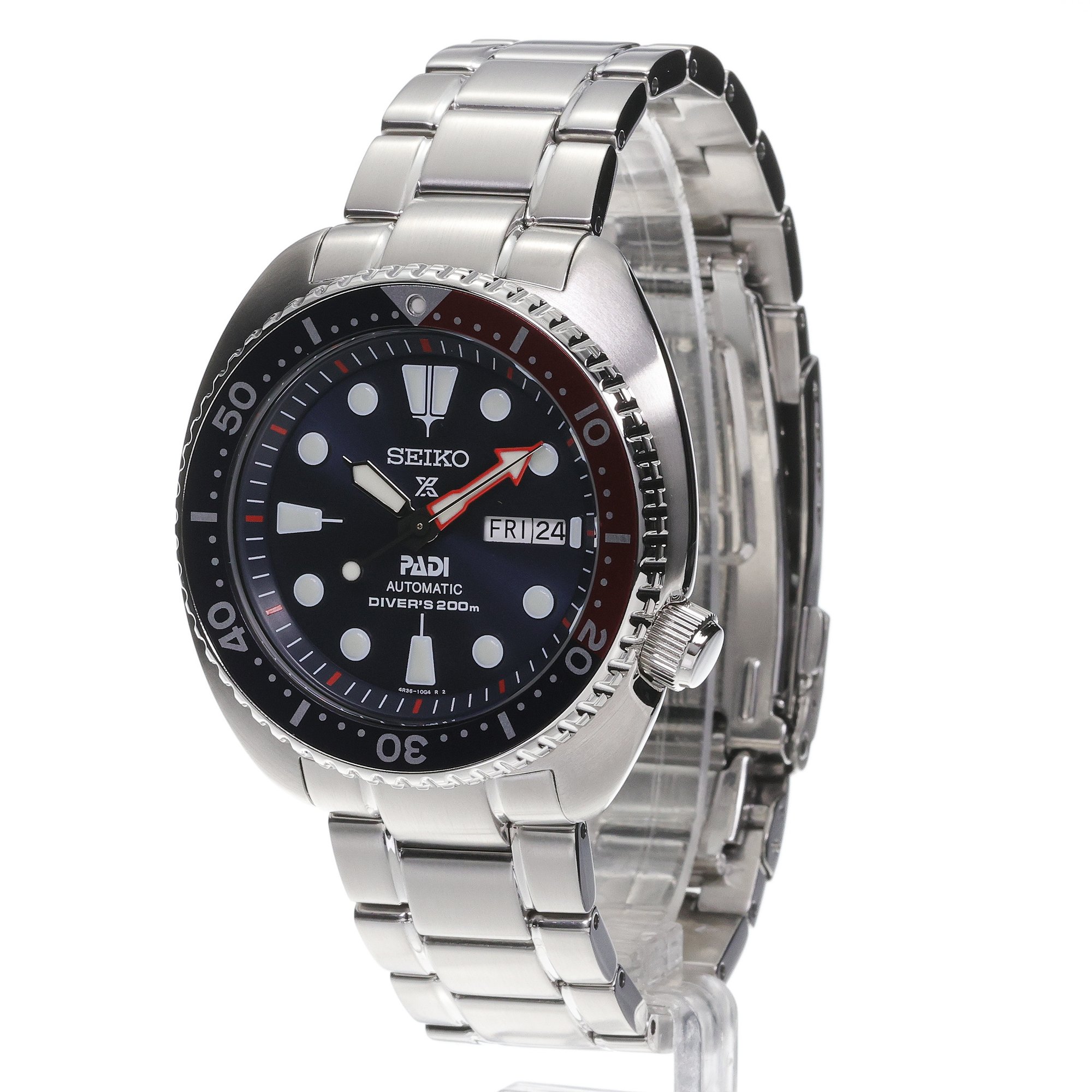 zegarek Seiko SRPE99K1 automatyczny męski Prospex Prospex PADI Divers 200m - miniatura 2