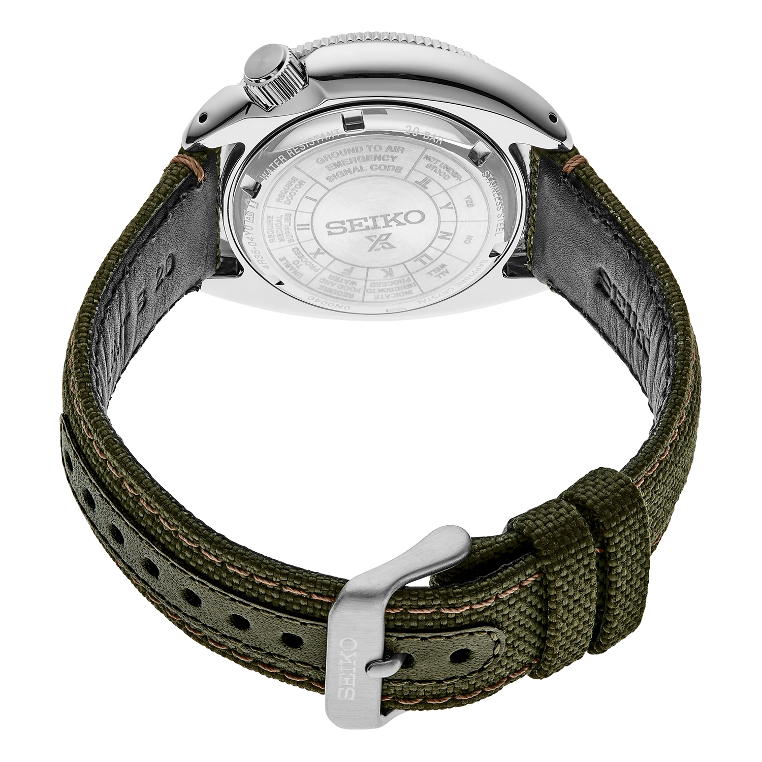 zegarek Seiko SRPG13K1 srebrny Prospex - miniatura 4