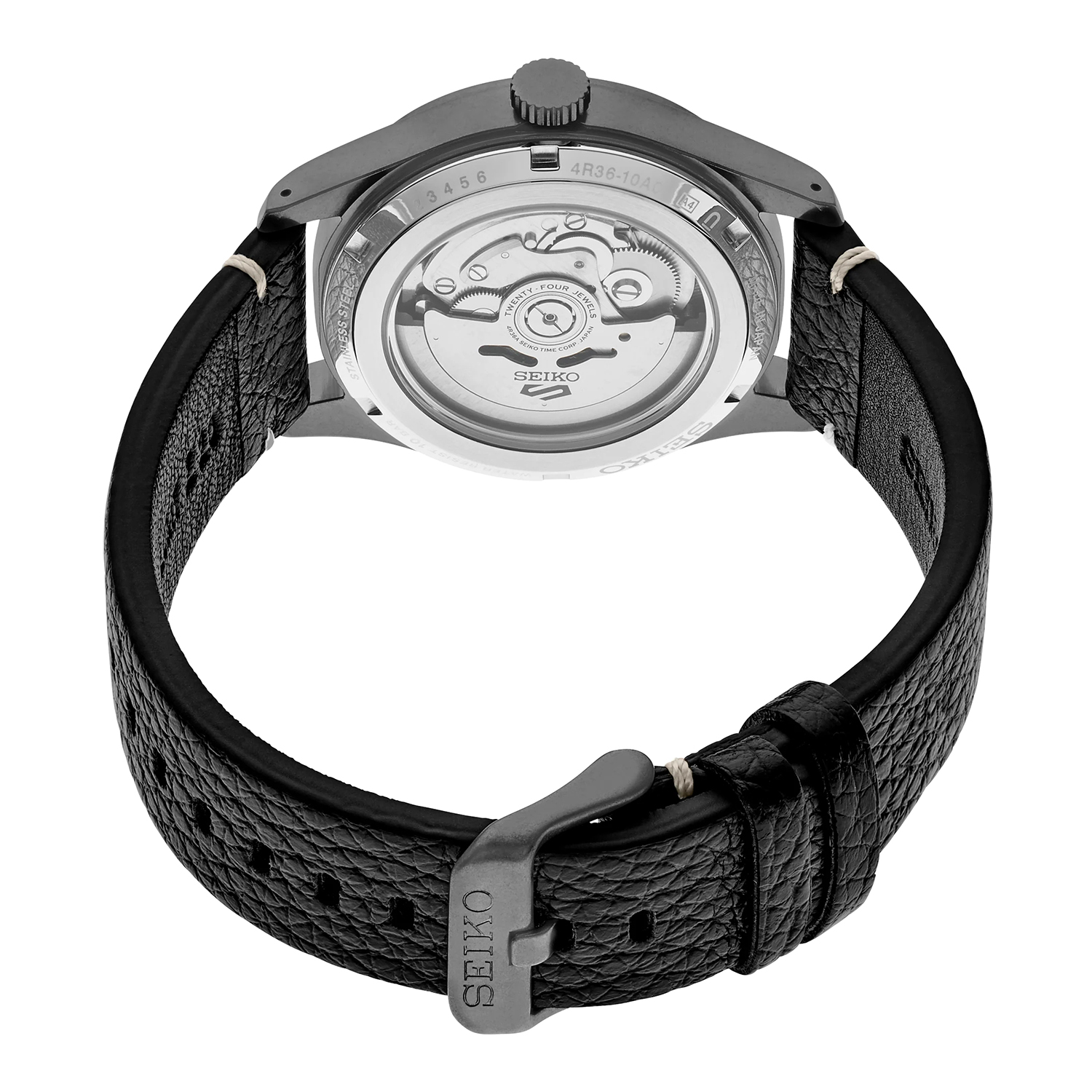 zegarek Seiko SRPG41K1 czarny Sports Automat - miniatura 4