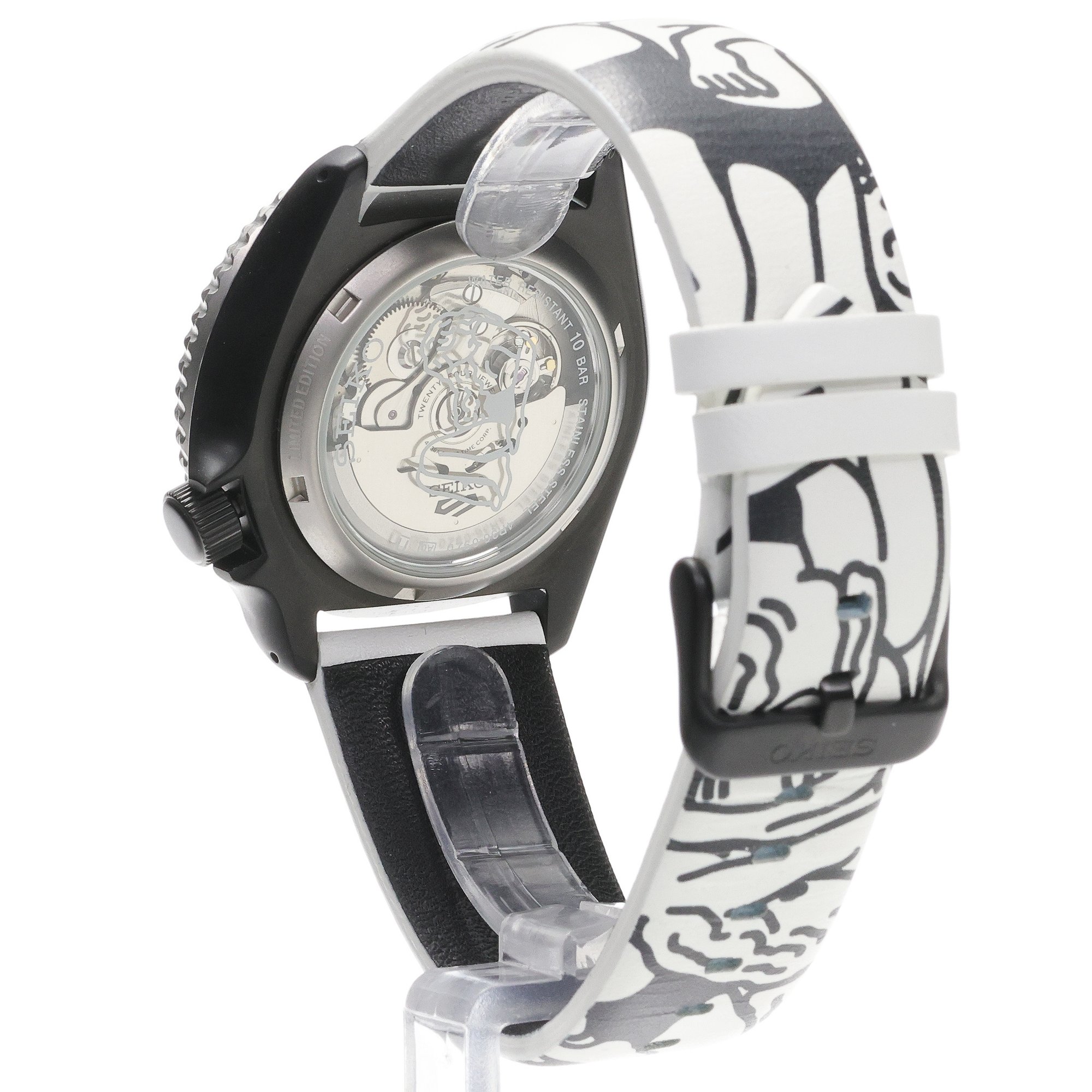 zegarek Seiko SRPG43K1 automatyczny męski Sports Automat 5 Sports Auto Moai Limited Edition - miniatura 4