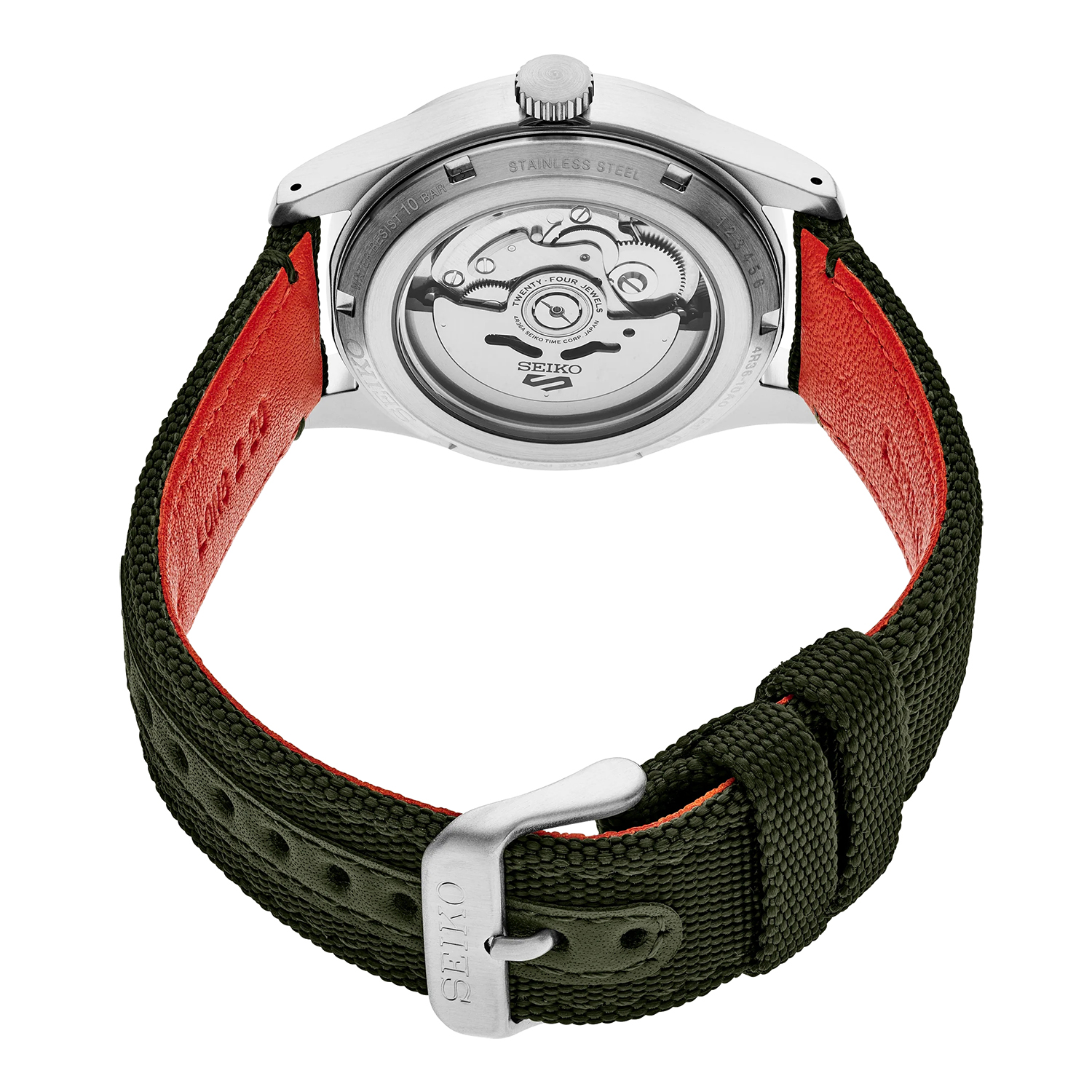 zegarek Seiko SRPH29K1 srebrny Sports Automat - miniatura 4