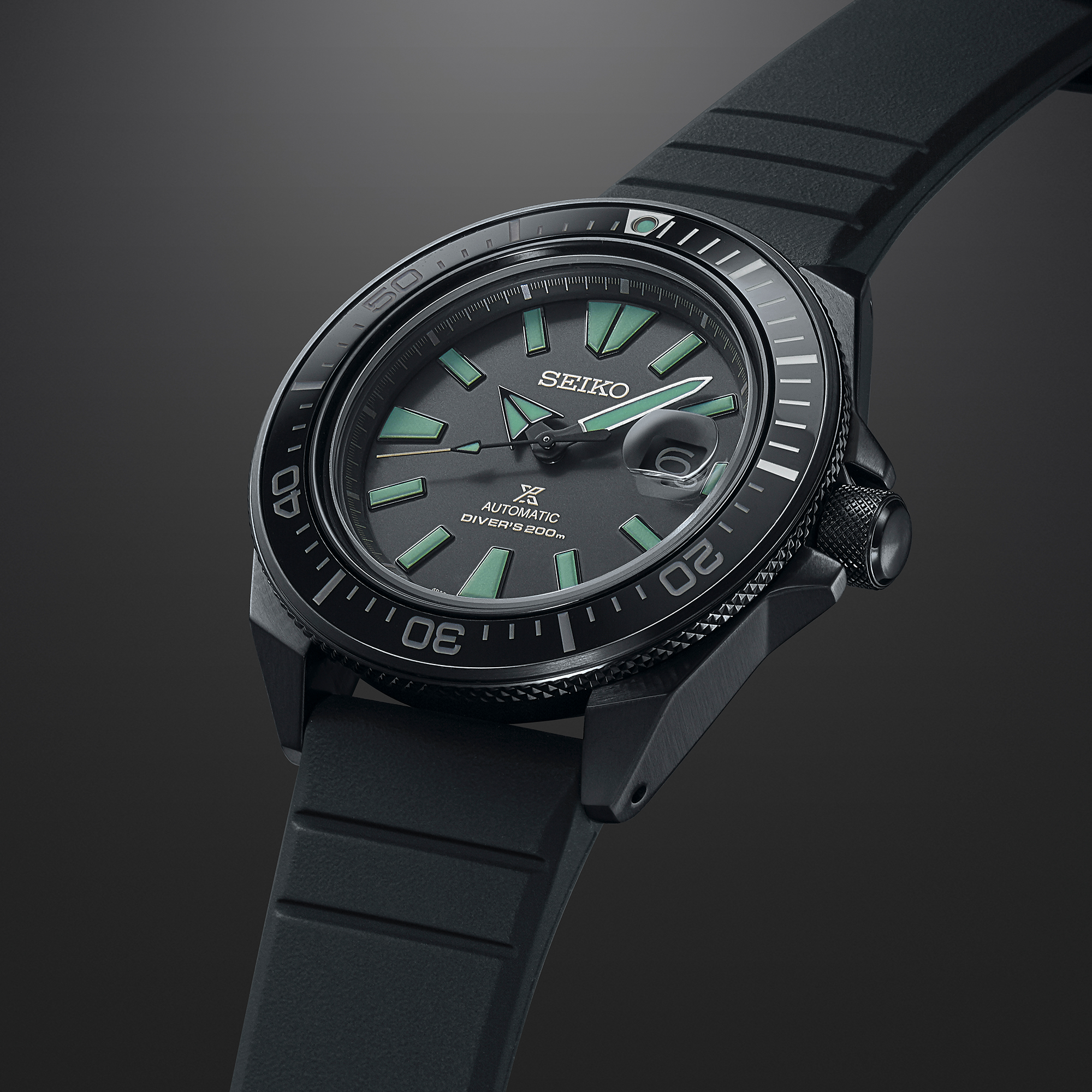 zegarek Seiko SRPH97K1 automatyczny męski Prospex Prospex Automatic Black Series Night Vision Limited Edition - miniatura 6