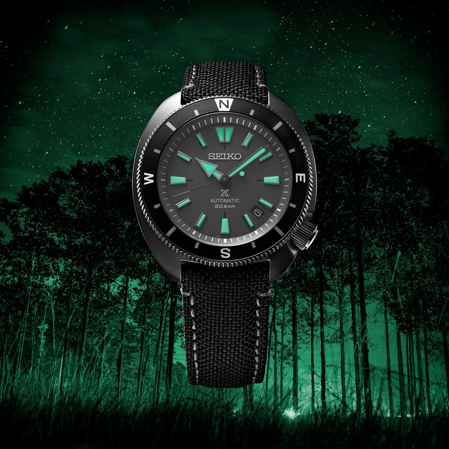 zegarek Seiko SRPH99K1 automatyczny męski Prospex Prospex Automatic Black Series Night Vision Limited Edition - miniatura 6