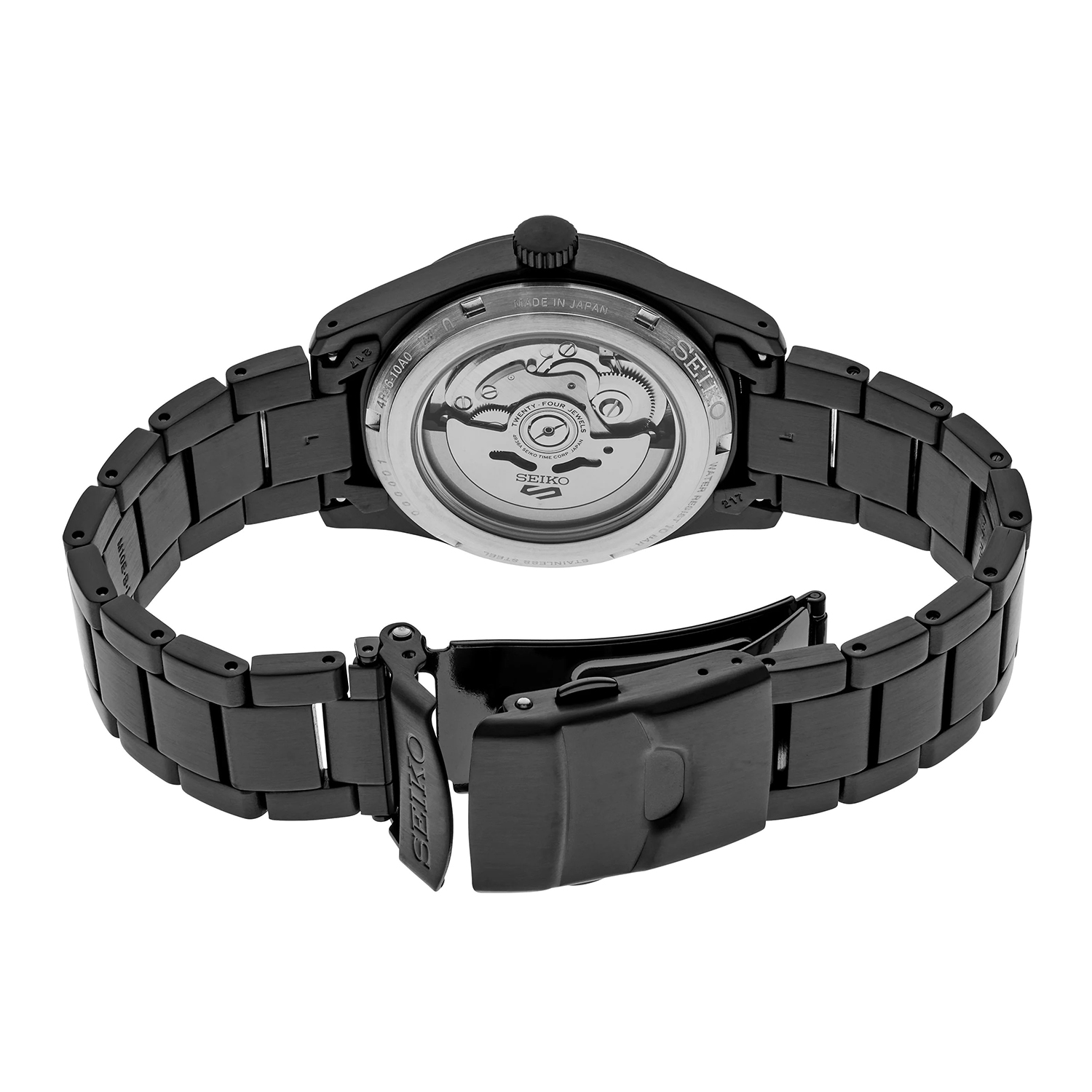 zegarek Seiko SRPJ09K1 czarny Sports Automat - miniatura 4