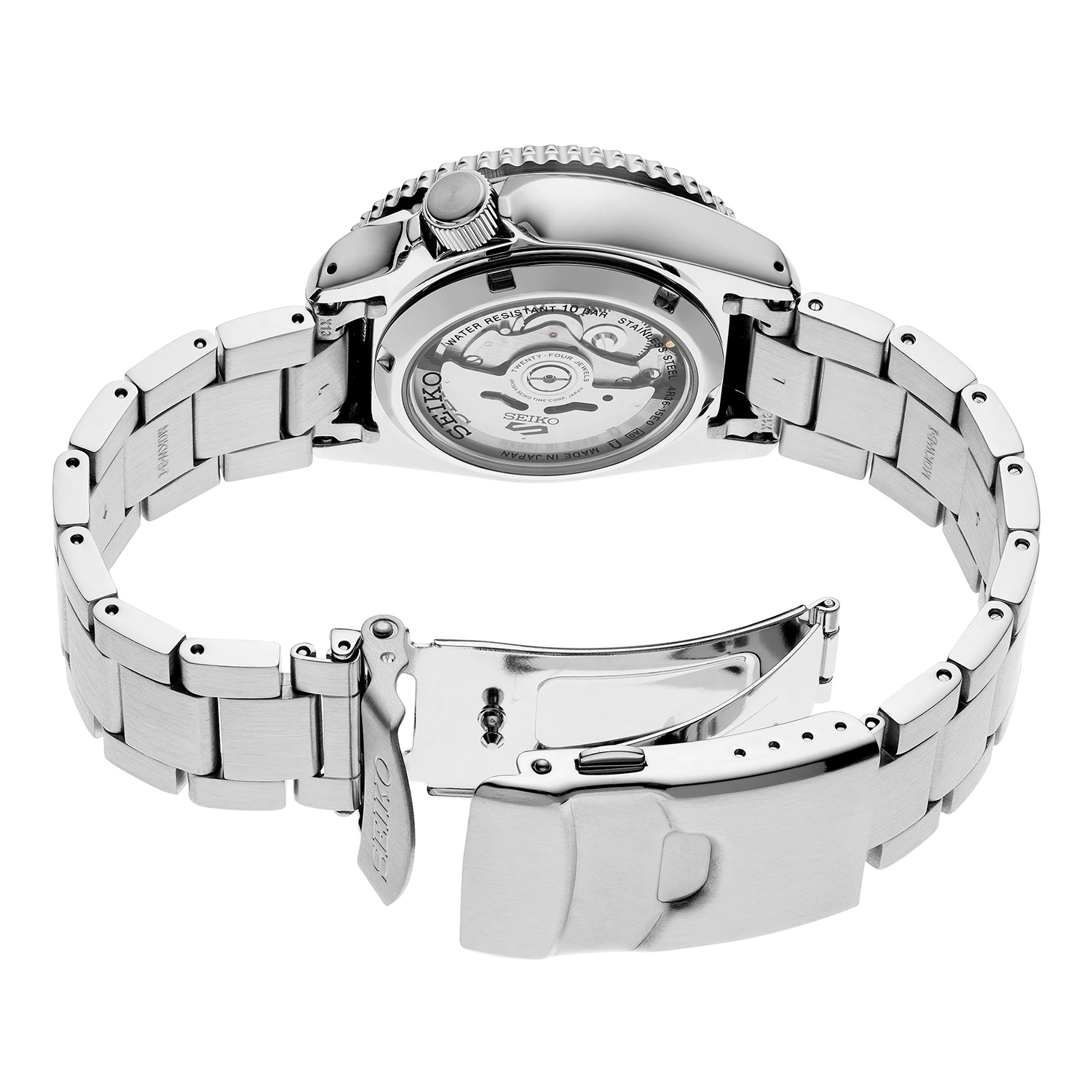 zegarek Seiko SRPK09K1 automatyczny męski Sports Automat 5 Sports Automatic New Rally Diver Retro Colour - miniatura 5