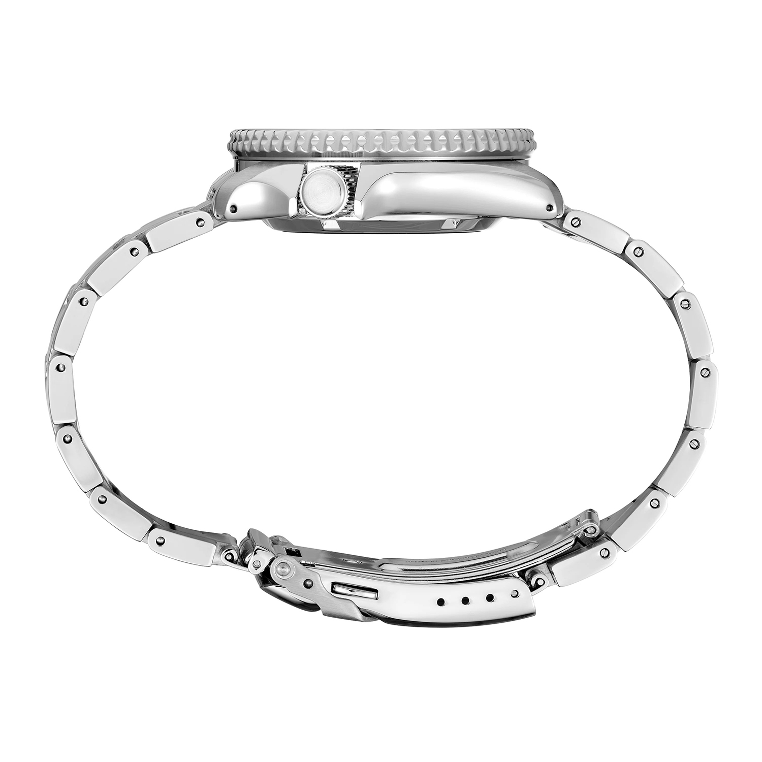 zegarek Seiko SRPK09K1 srebrny Sports Automat - miniatura 4