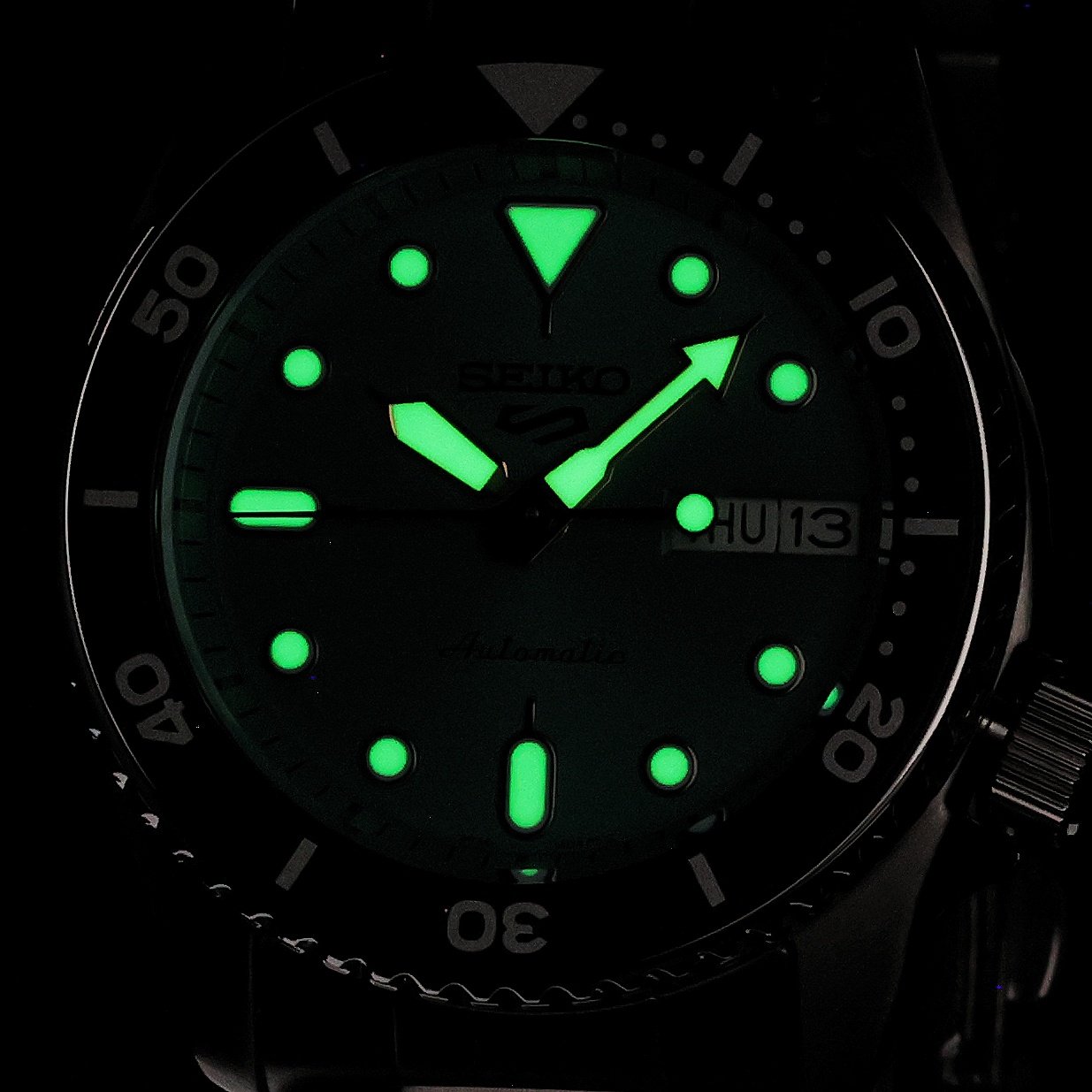 zegarek Seiko SRPK33K1 automatyczny Sports Automat - miniatura 5