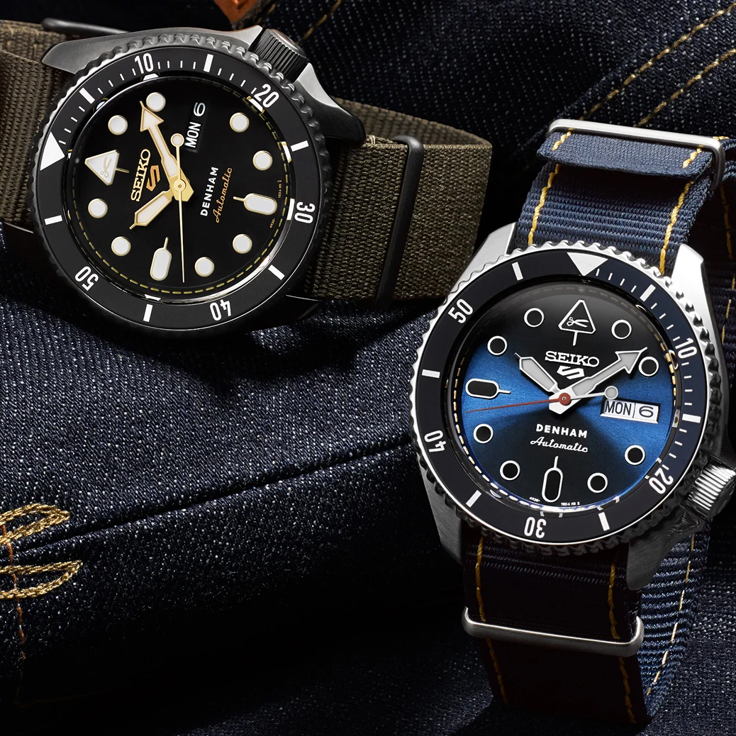 zegarek Seiko SRPL35K1 srebrny Sports Automat