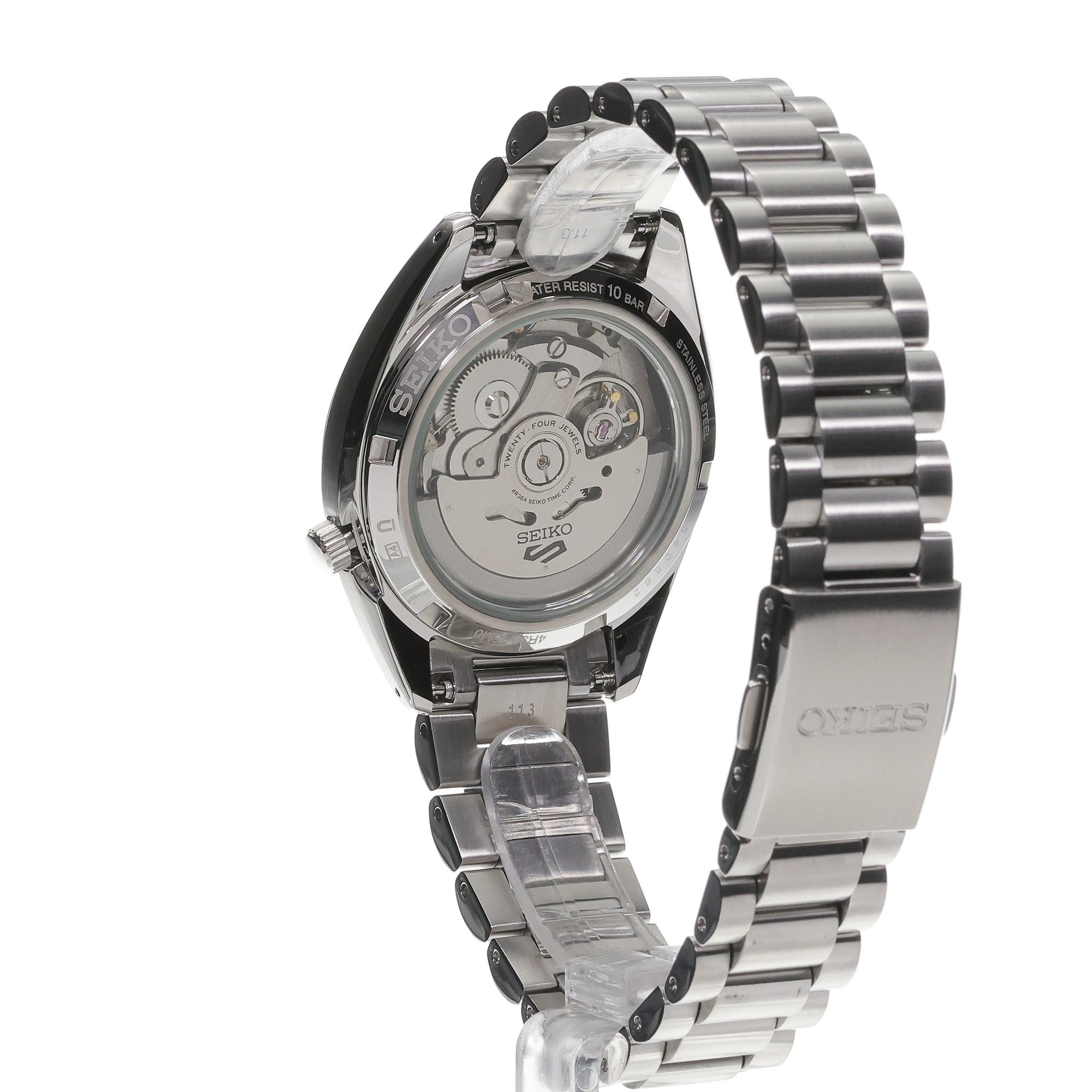 zegarek Seiko SRPL55K1 automatyczny męski Sports Automat 5 Sports Automatic SNXS Series Blazer Blue - miniatura 4
