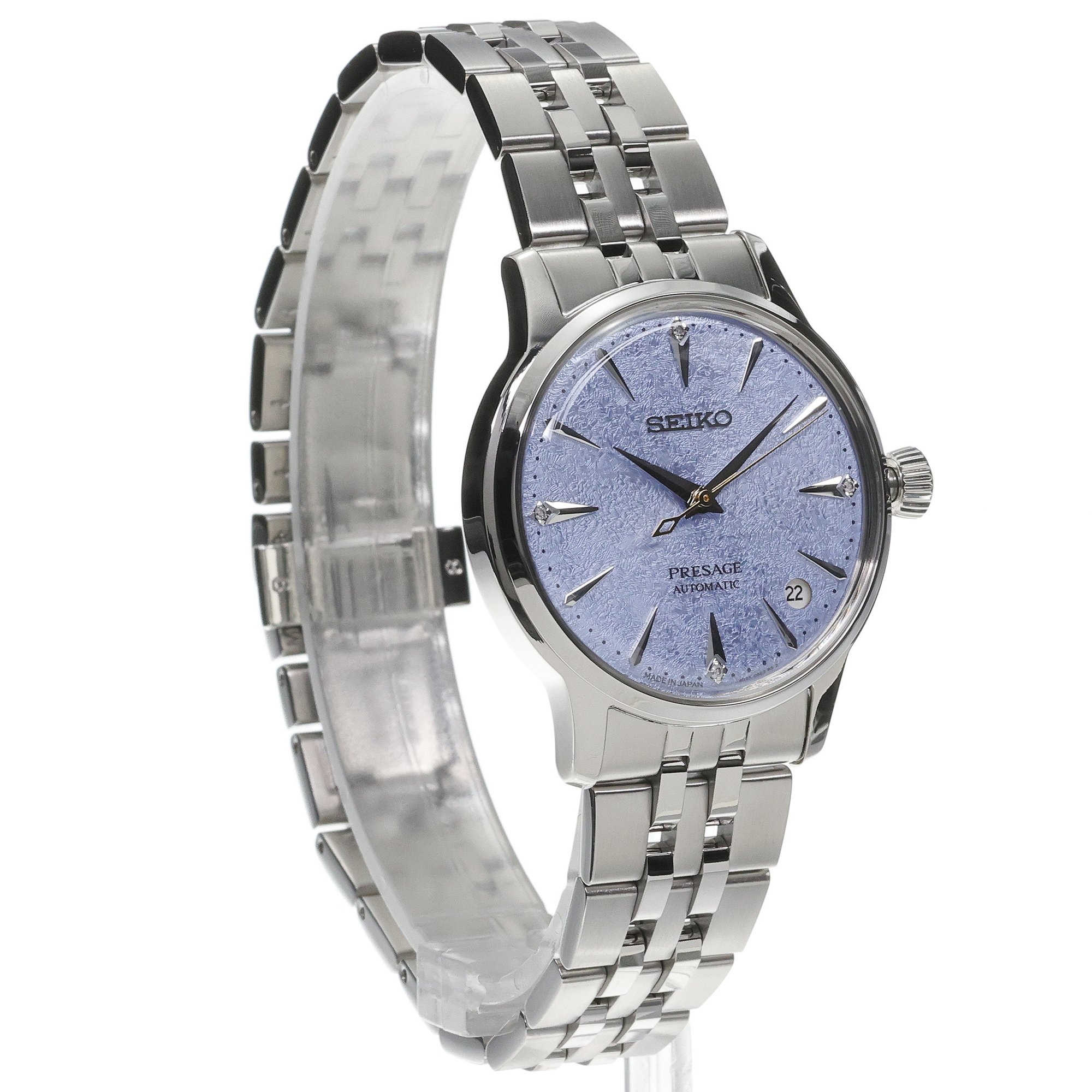 zegarek Seiko SRPL61J1 srebrny Presage