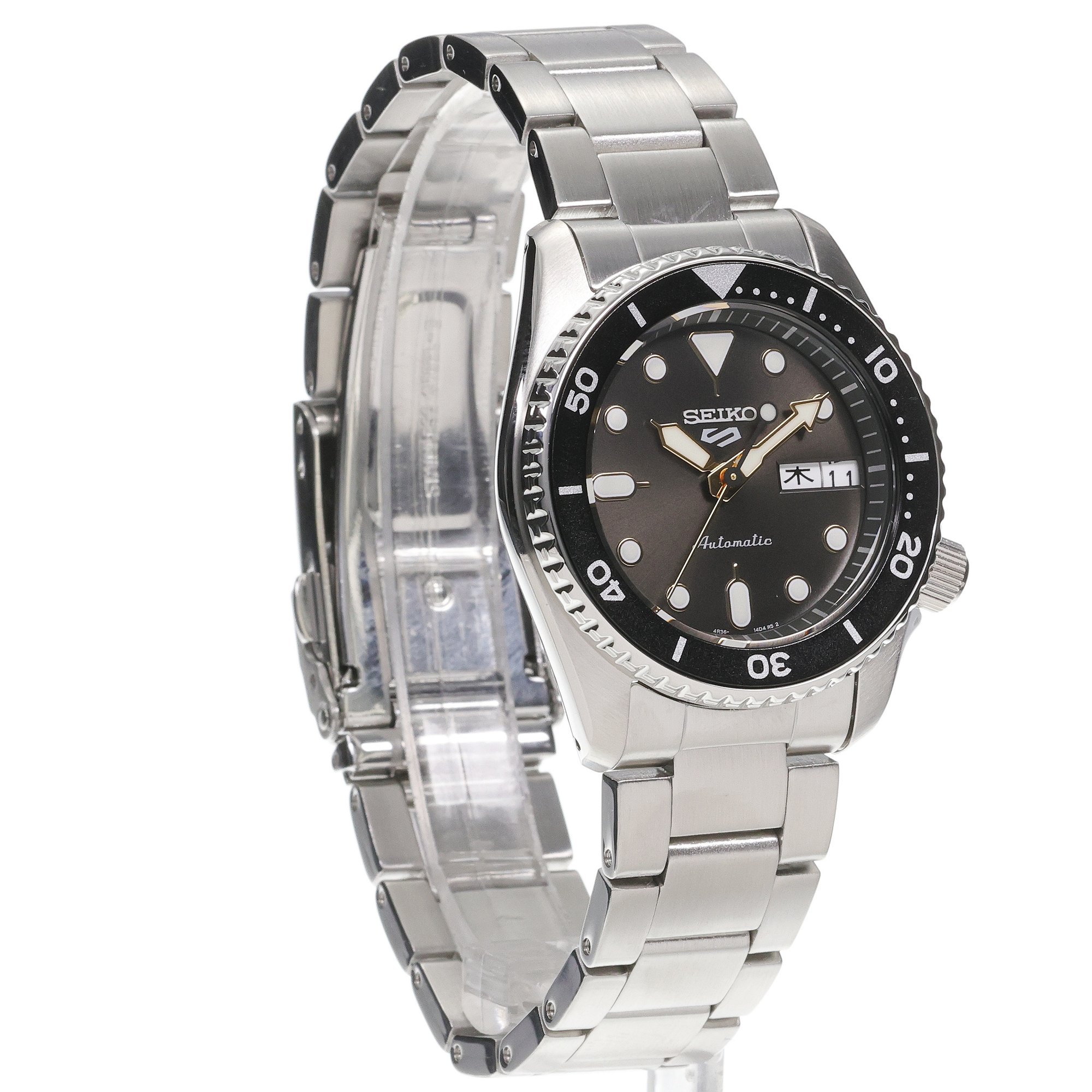 zegarek Seiko SRPL79K1 srebrny Sports Automat