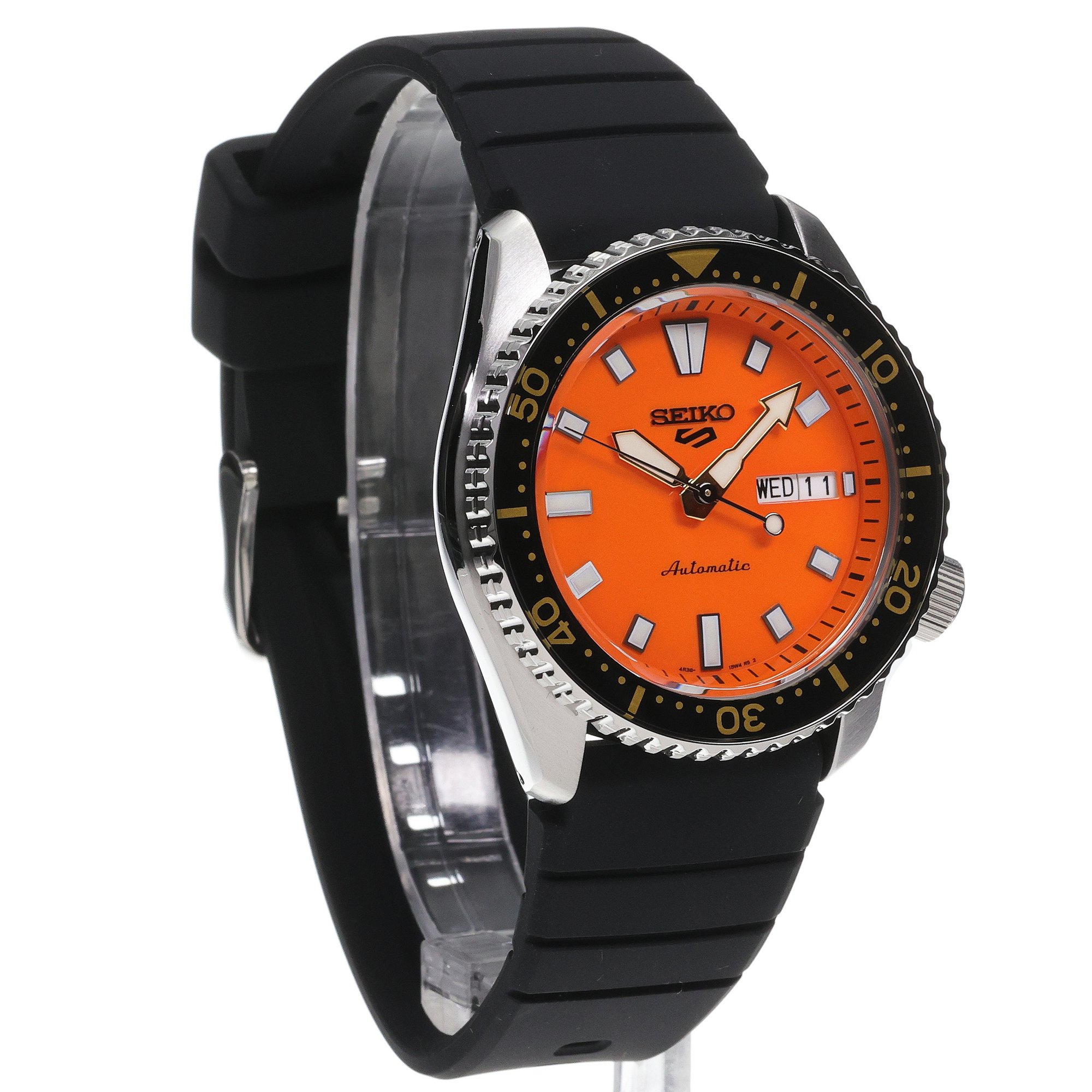 zegarek Seiko SRPL89K1 srebrny Sports Automat