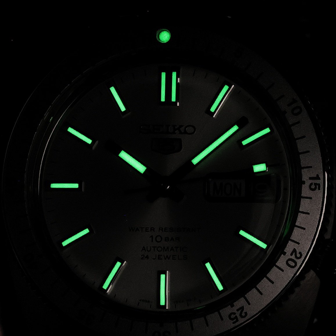 zegarek Seiko SRPL91K1 srebrny Sports Automat - miniatura 5