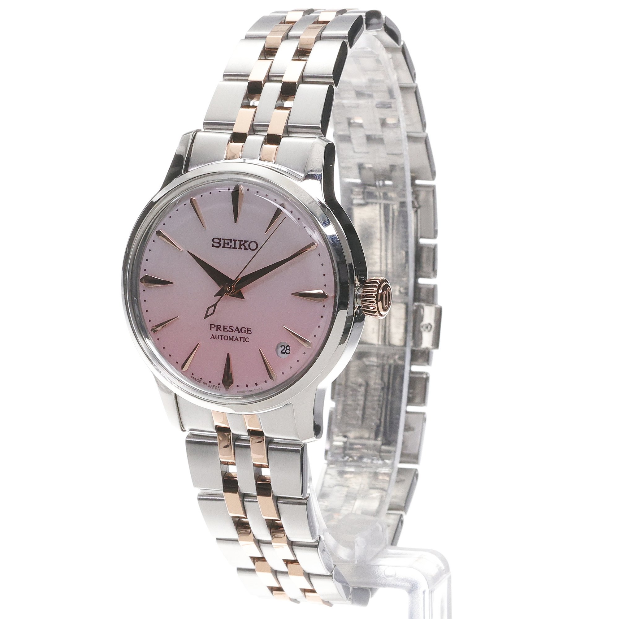 zegarek Seiko SRPM06J1 Presage Cocktail Time Sakura Aviation Presage mineralne utwardzane - miniatura 2