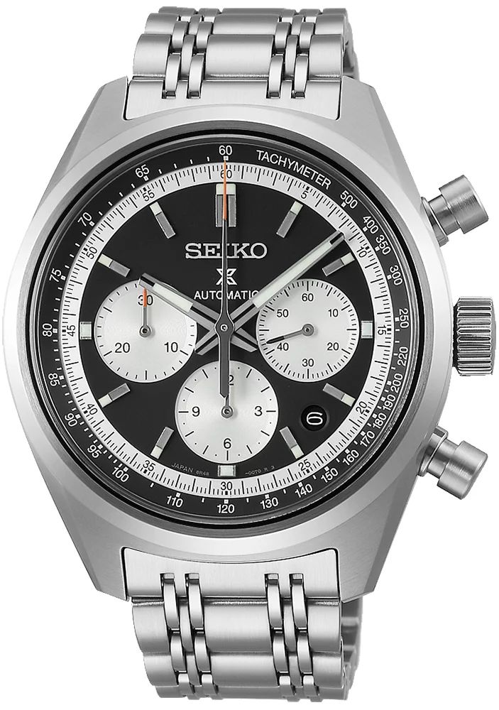 zegarek Seiko SRQ049J1 Prospex Speedtimer Panda 1972 Chronograph Re-interpretation Limited Edition Prospex szafirowe - miniatura 2